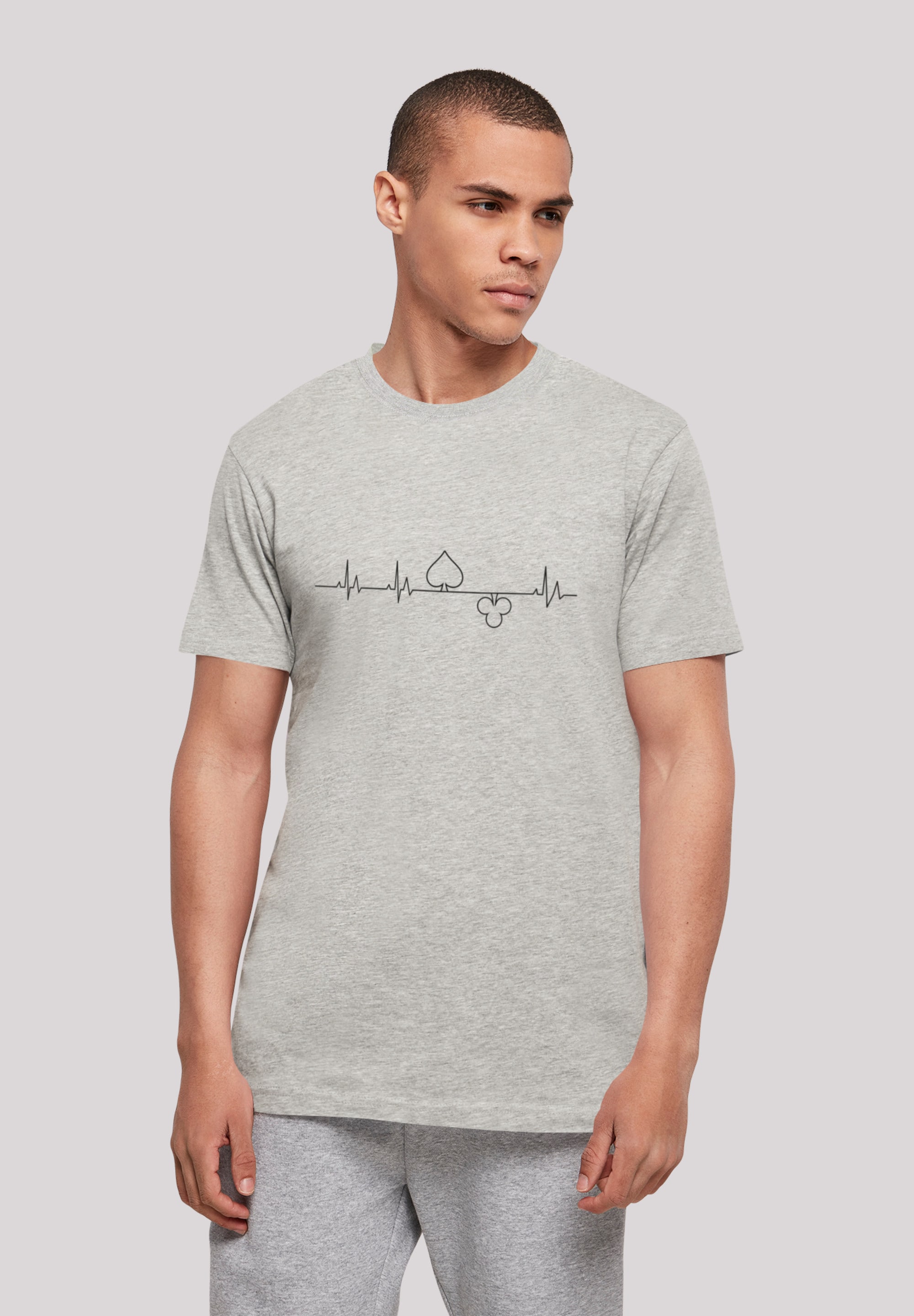 F4NT4STIC T-Shirt "Heartbeat Herz Poker", Print günstig online kaufen