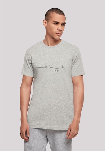 T-Shirt »Heartbeat Herz Poker«