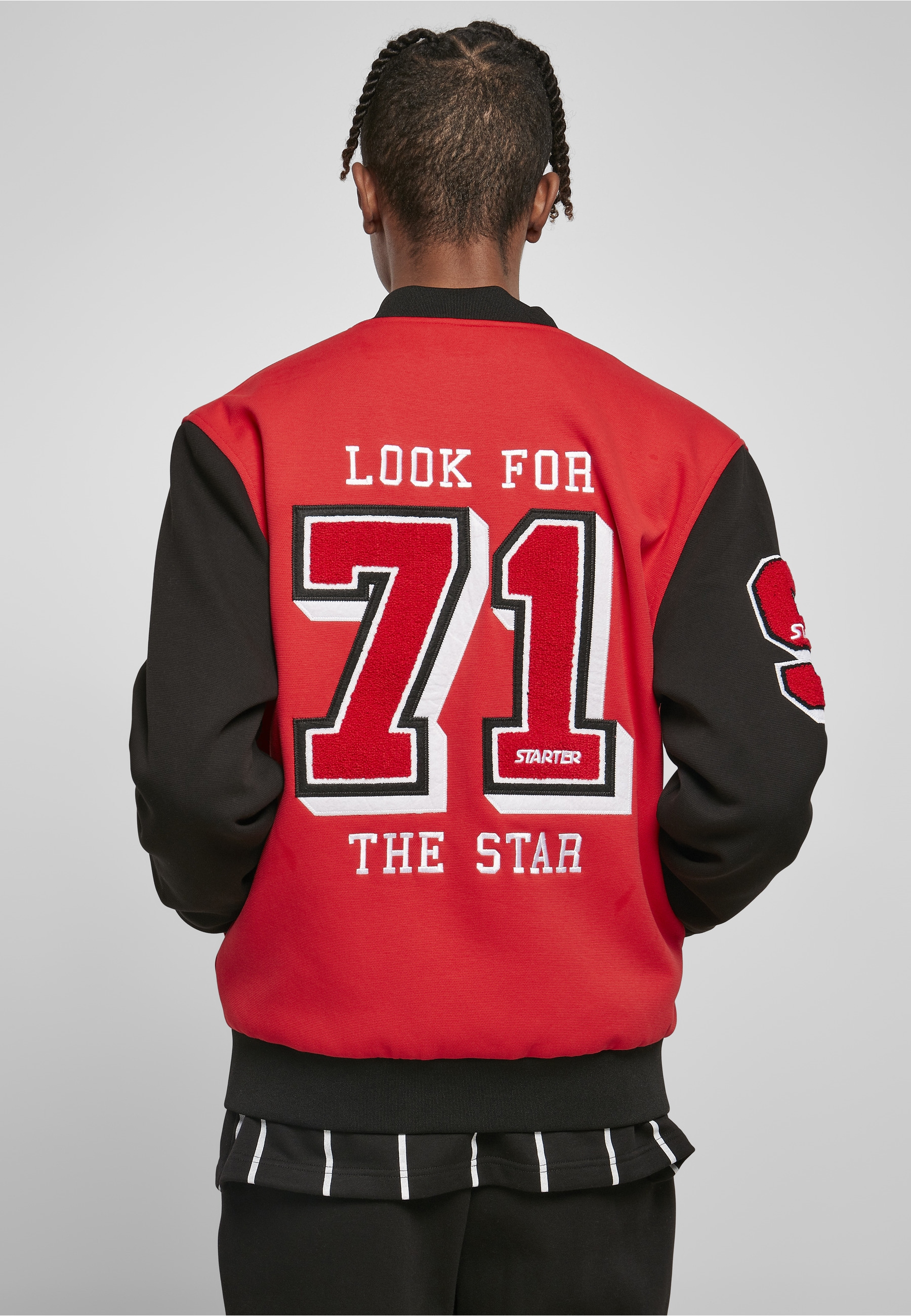Starter Black Label Collegejacke »Starter Black Label Herren Starter 71 College Jacket« 1 Stk. tlg. ohne Kapuze