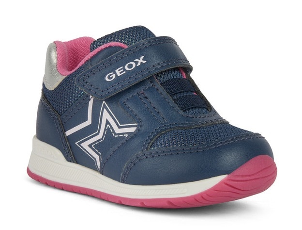 Geox Lauflernschuh »B RISHON GIRL A«, Sneaker, Klettstiefel mit schöner Stern-Applikation