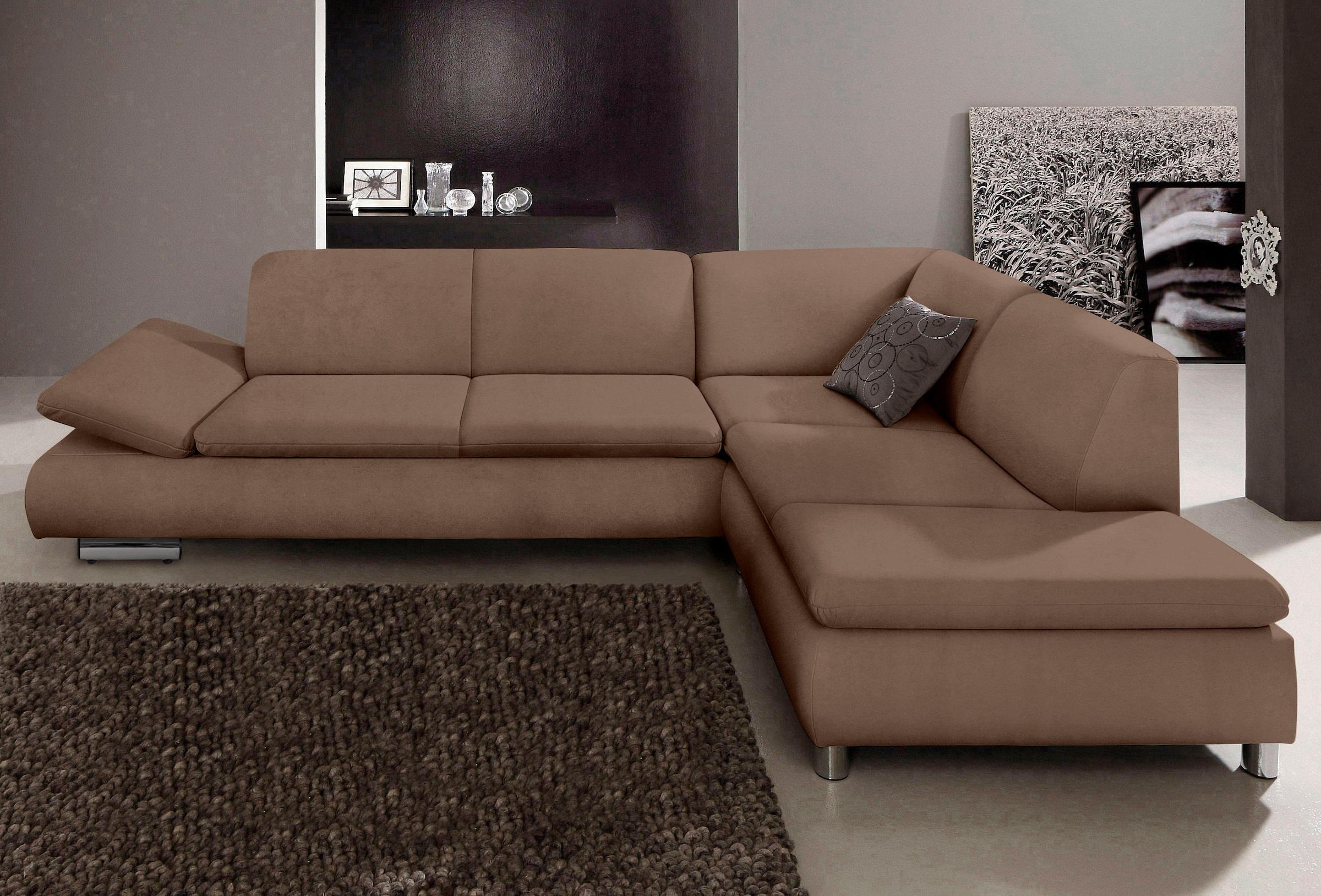 Ecksofa »Toulouse modern und bequem, aktuelles Design, hoher Sitzkomfort«, mit...