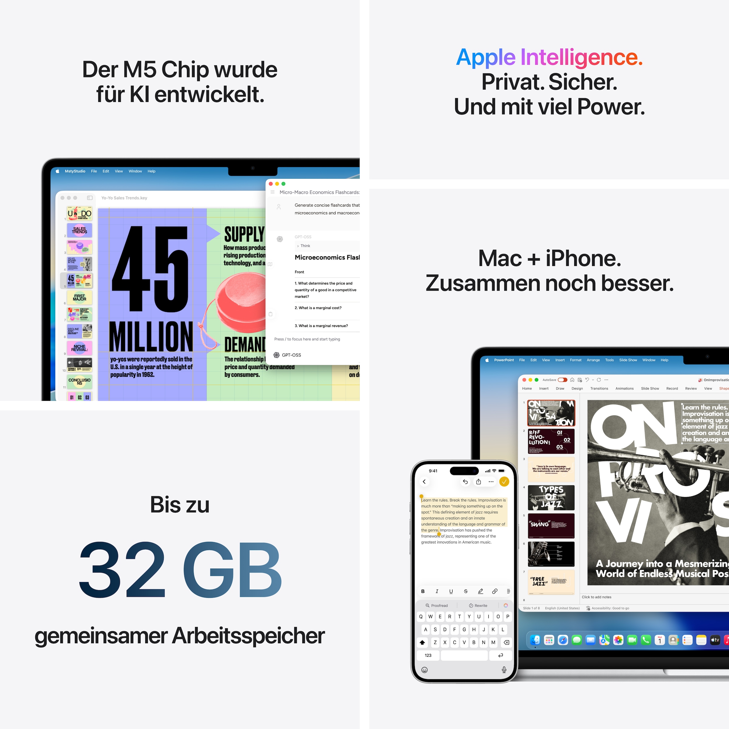 Apple Notebook »MacBook Air 15" CTO« 38,91 cm / 15,3 ″ Apple M5 10-Core GPU 1.000 GB SSD