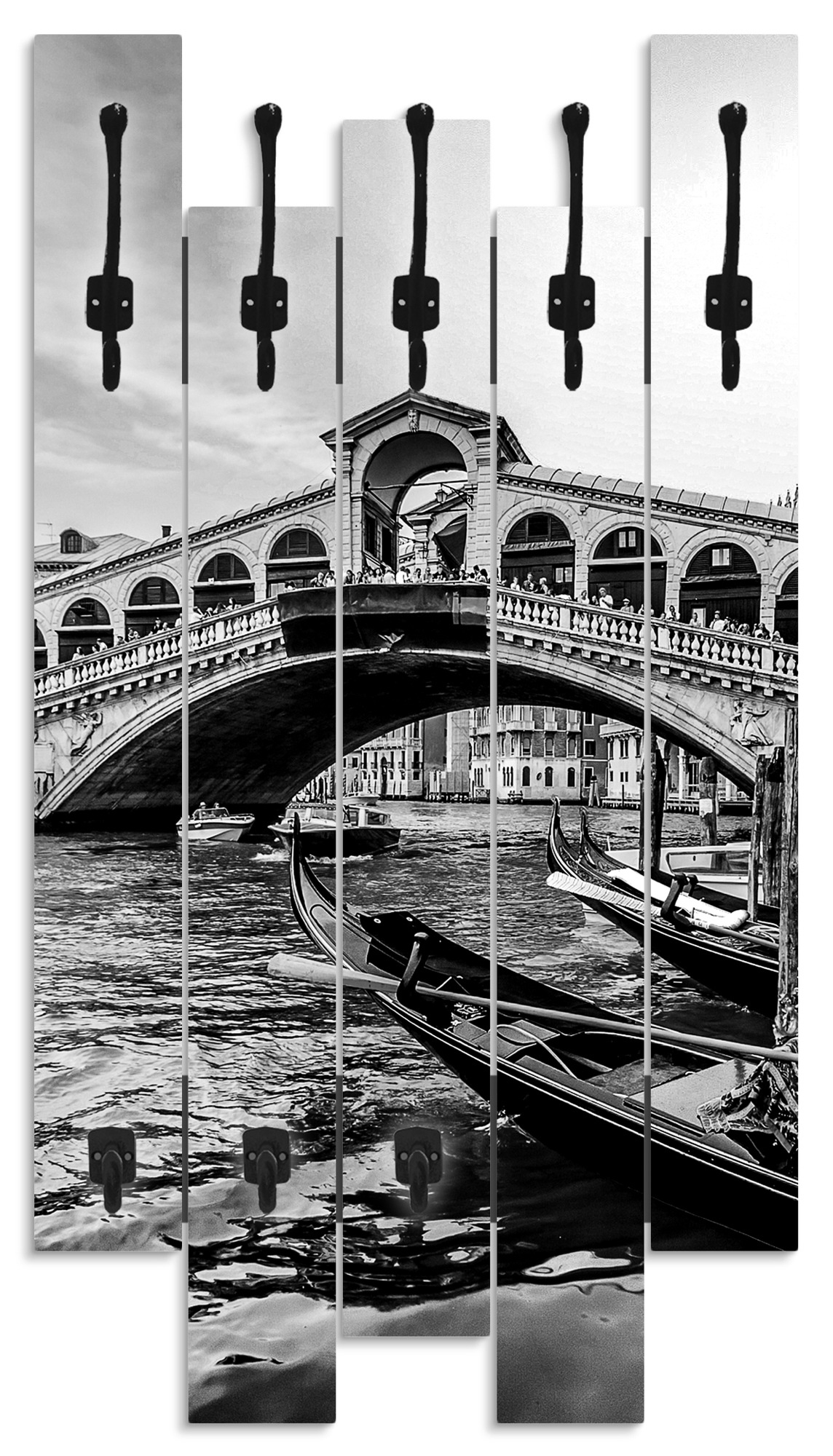 Artland Garderobenleiste »Canal Grande Rialtobrücke Venedig«, teilmontiert