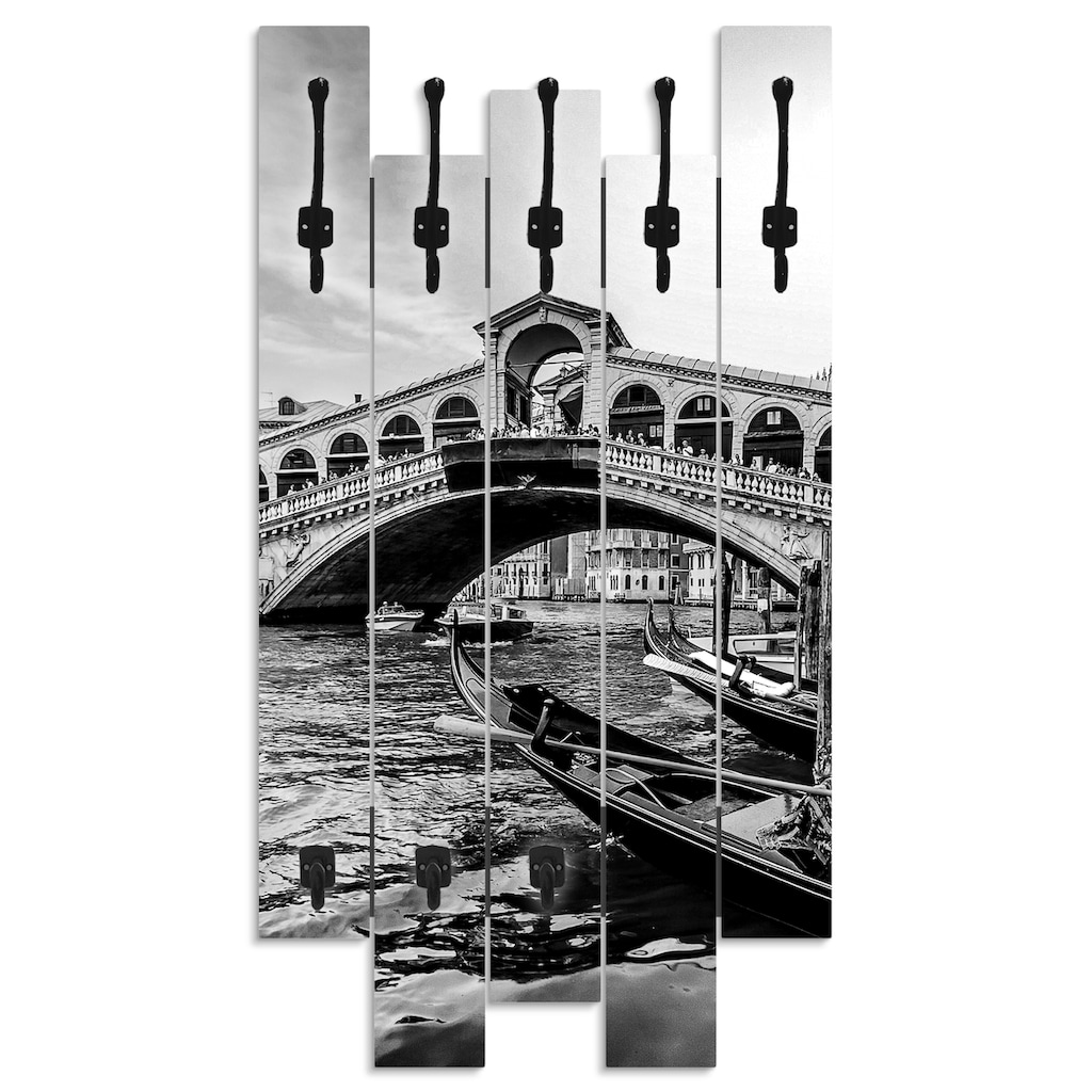 Artland Garderobenleiste »Canal Grande Rialtobrücke Venedig«