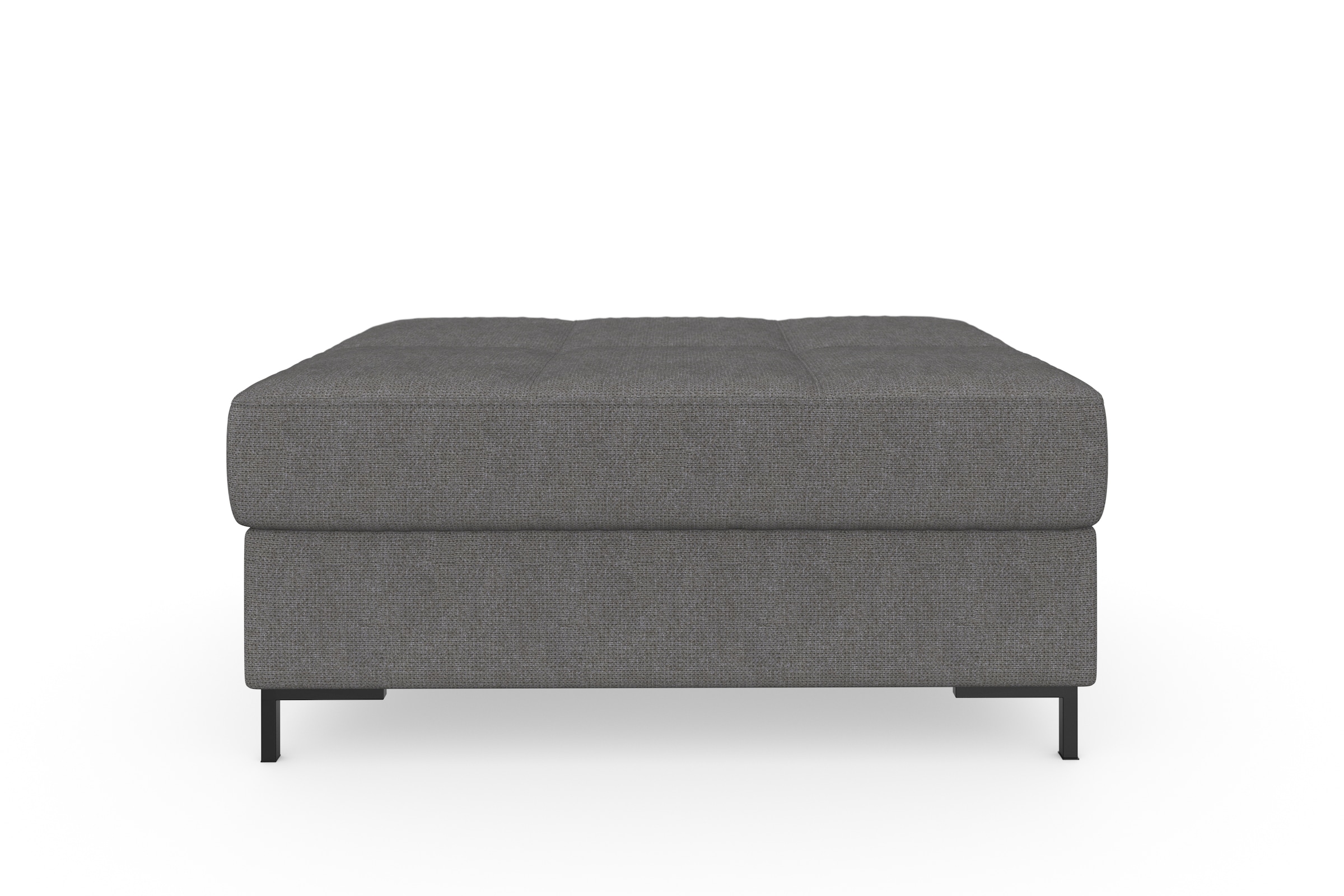 DOMO collection Polsterhocker "Capelo bequem, Federkernunterfederung, B/T 100/70cm" inklusive Federkern