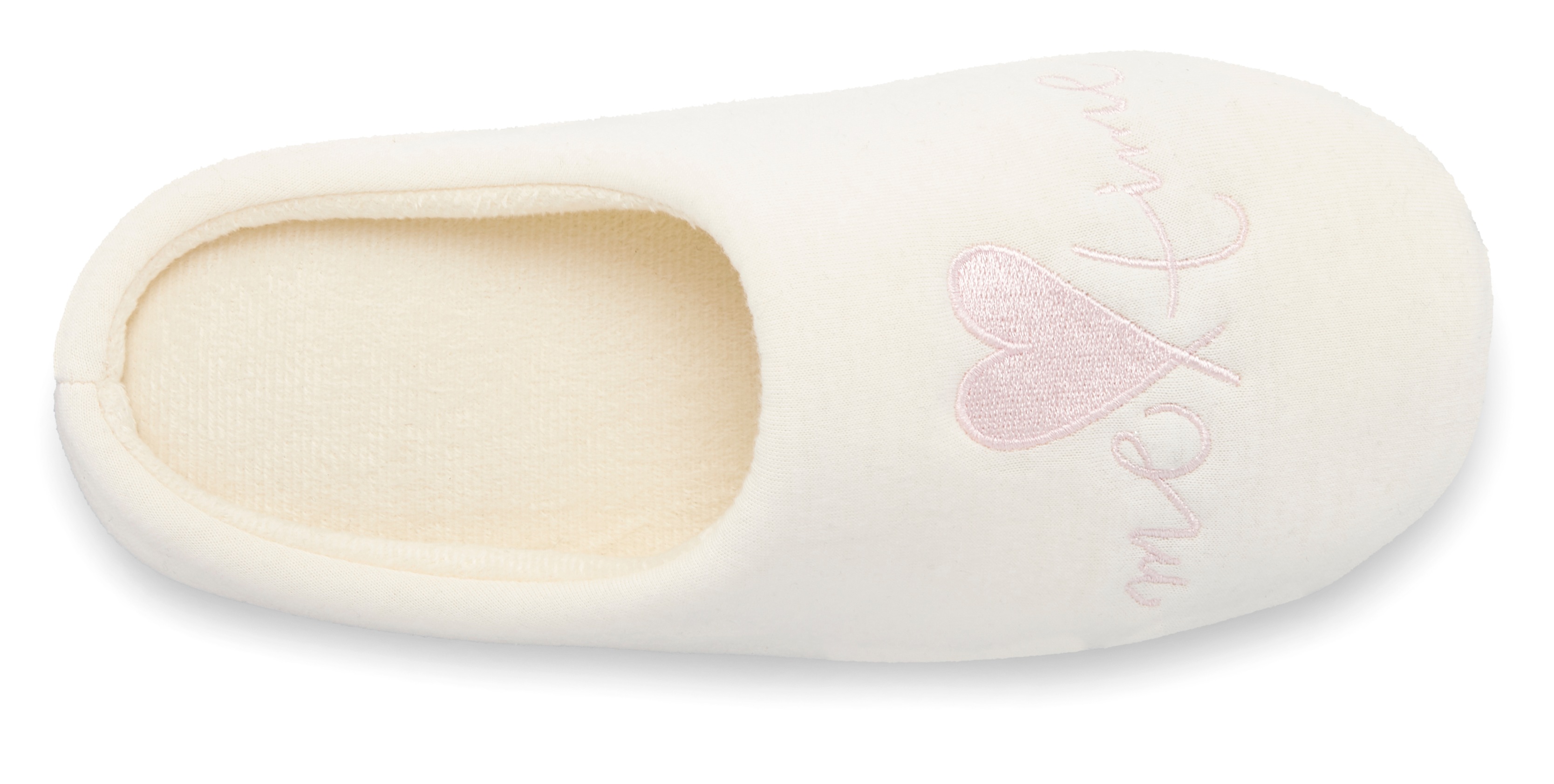 Thumbnail - Vivance Hausschuh "Pantolette, Pantoffel, Clog," mit verspieltem Schriftzug VEGAN