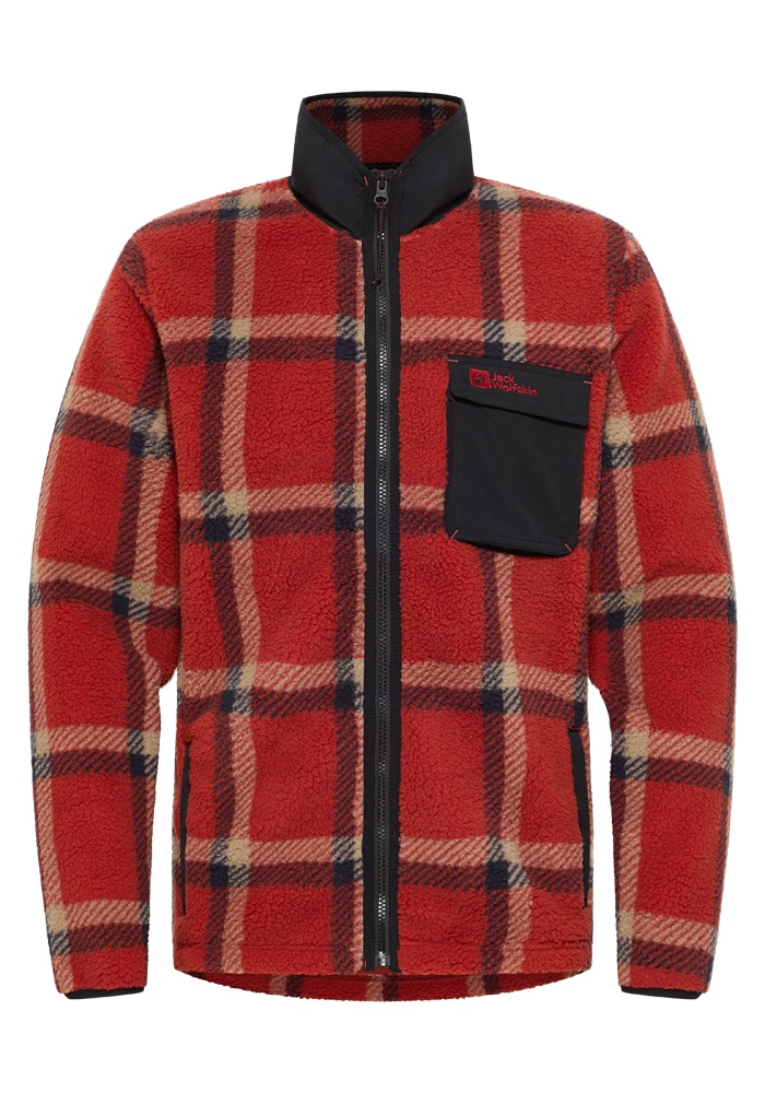 Jack Wolfskin Fleecejacke »FELSLICHT CHECK JKT M«