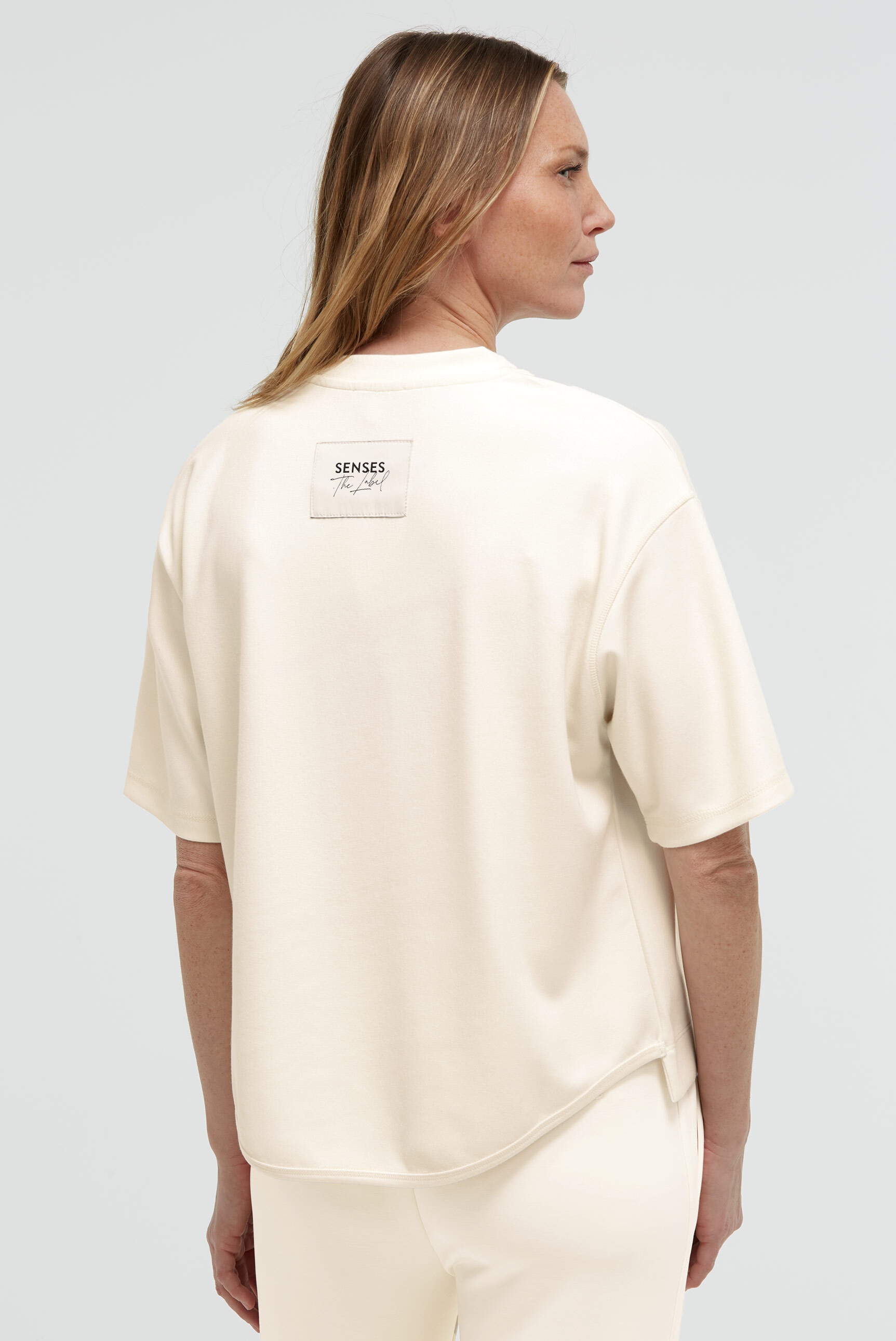 SENSES.THE LABEL Sweater , mit abgerundeten Saum
