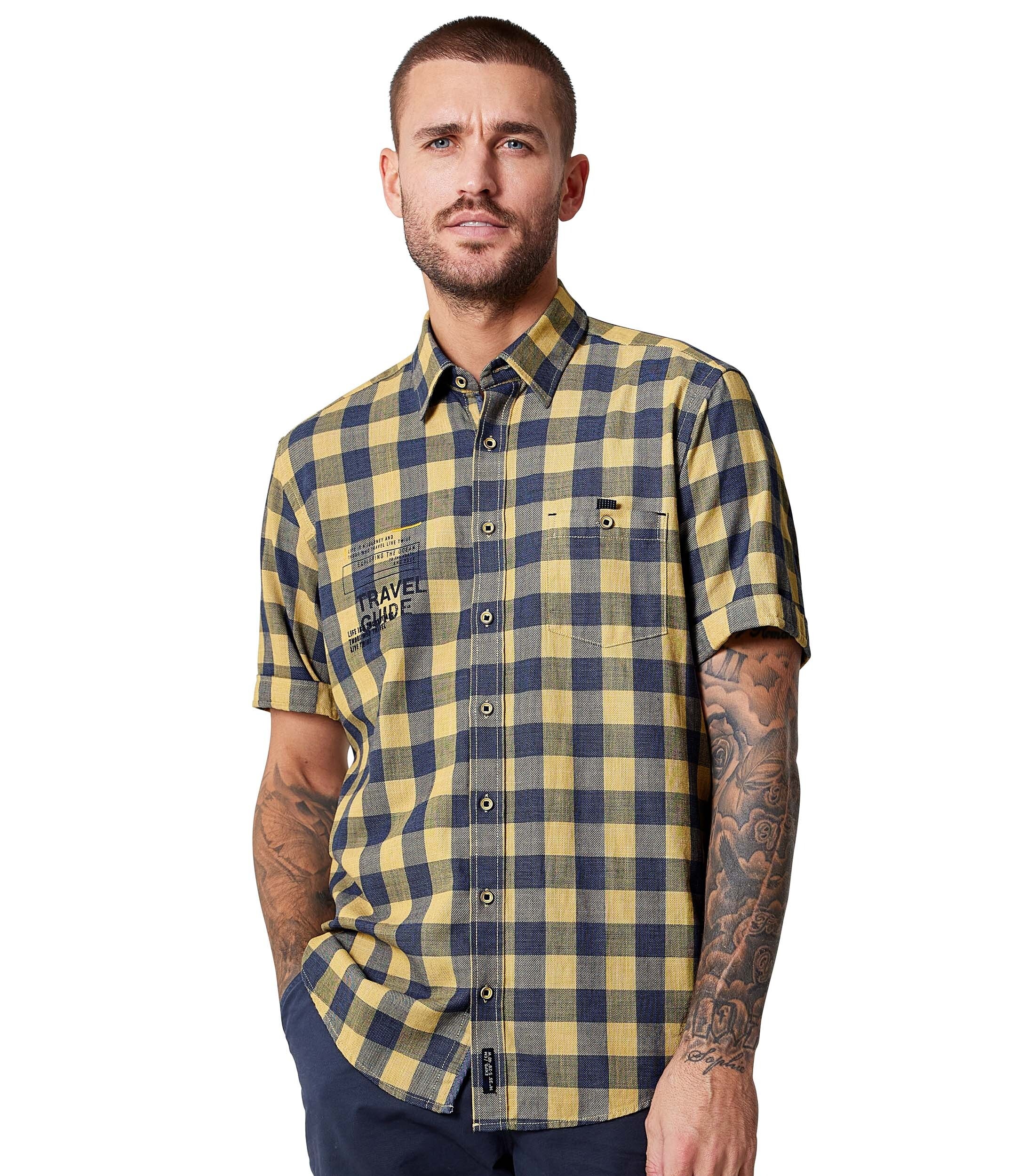 CASAMODA Kurzarmhemd "CASAMODA Freizeithemd Kurzarm Print" günstig online kaufen