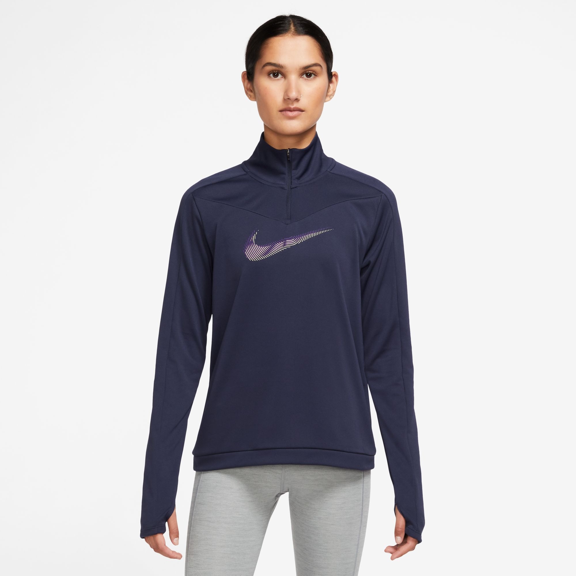 Nike Laufshirt »DRI-FIT SWOOSH WOMEN'S 1/-ZIP RUNNING TOP« online kaufen |  BAUR