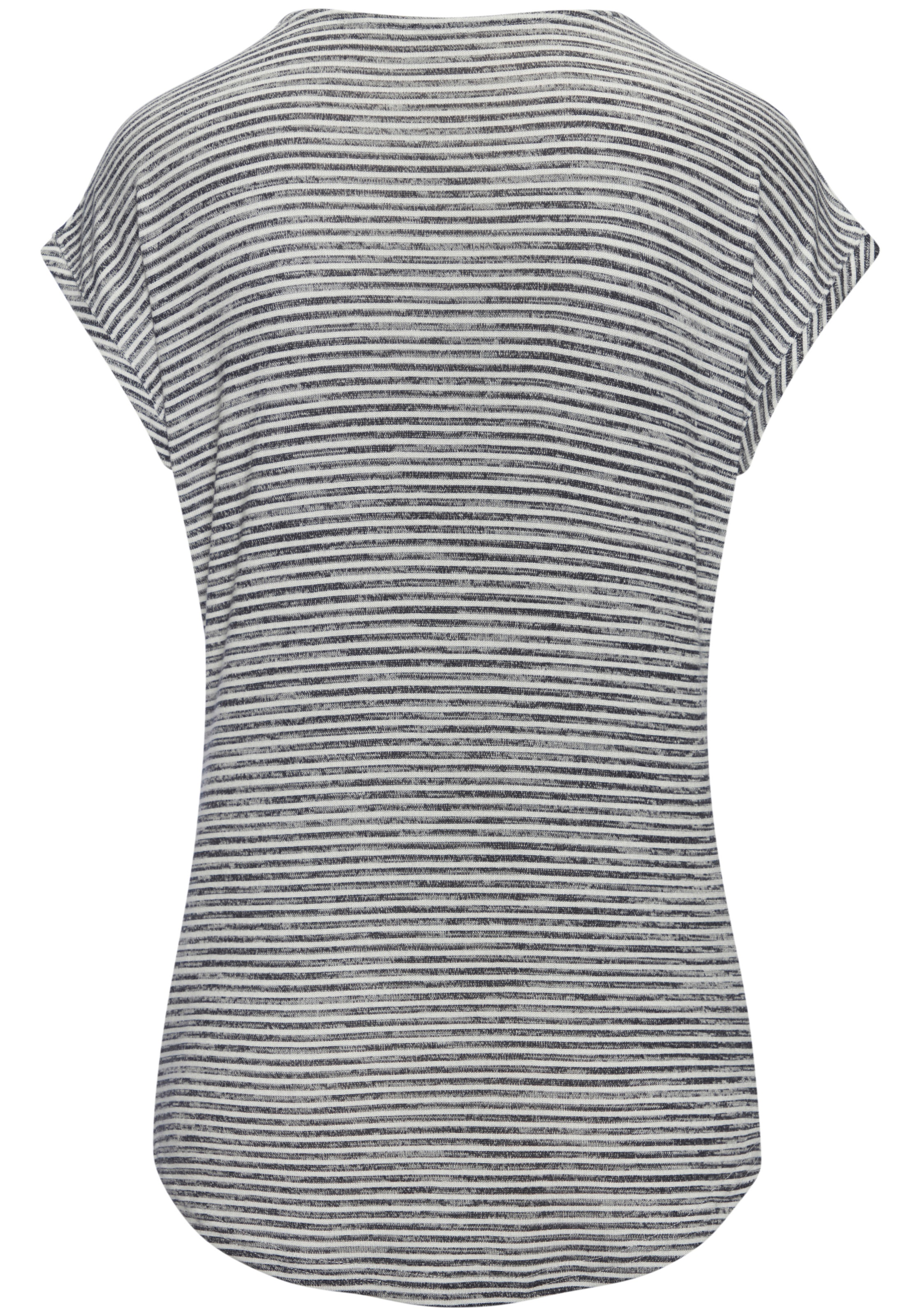 Thumbnail - Vivance Kurzarmshirt "mit Streifendesign" aus weicher Viskose-Qualität