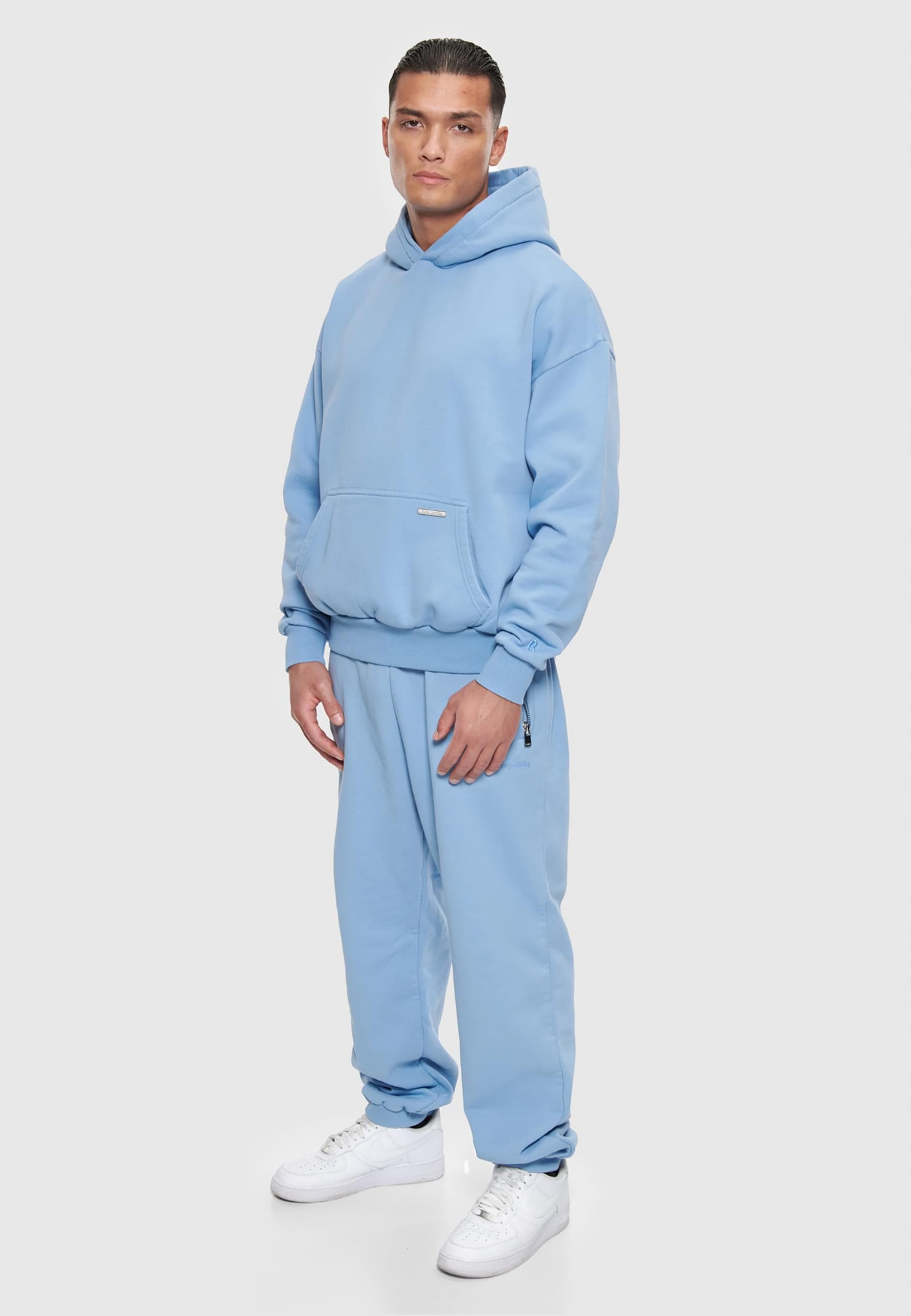 Dropsize Kapuzensweatshirt »Dropsize Herren Bazix Republiq Super Heavy Blank Hoodie« 1 Stk. tlg.