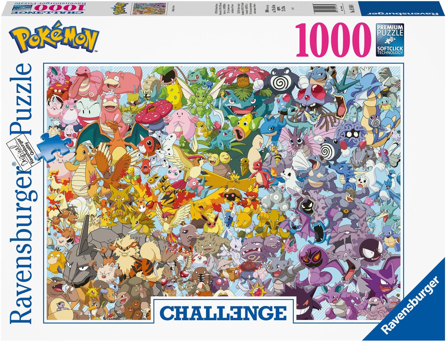Ravensburger Puzzle »Challenge Pokémon« pagamintas ...