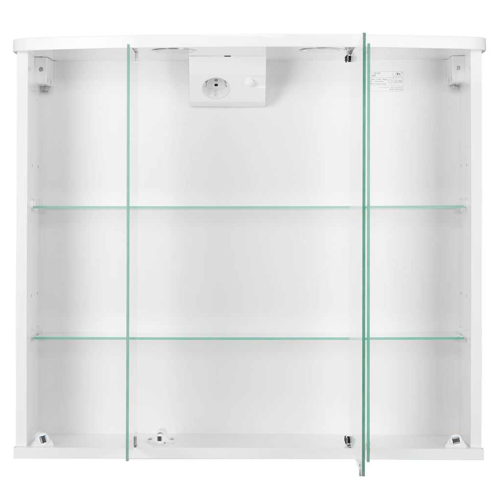 jokey Spiegelschrank »Funa LED«, weiß, 68 cm Breite