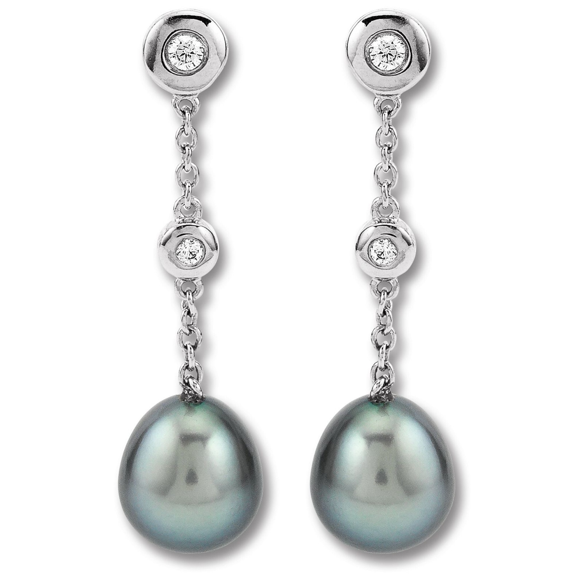 ONE ELEMENT Silber« Ohrhänger Ohrhänger aus »Zirkonia Damen 925 Silber Schmuck Ohrringe Paar