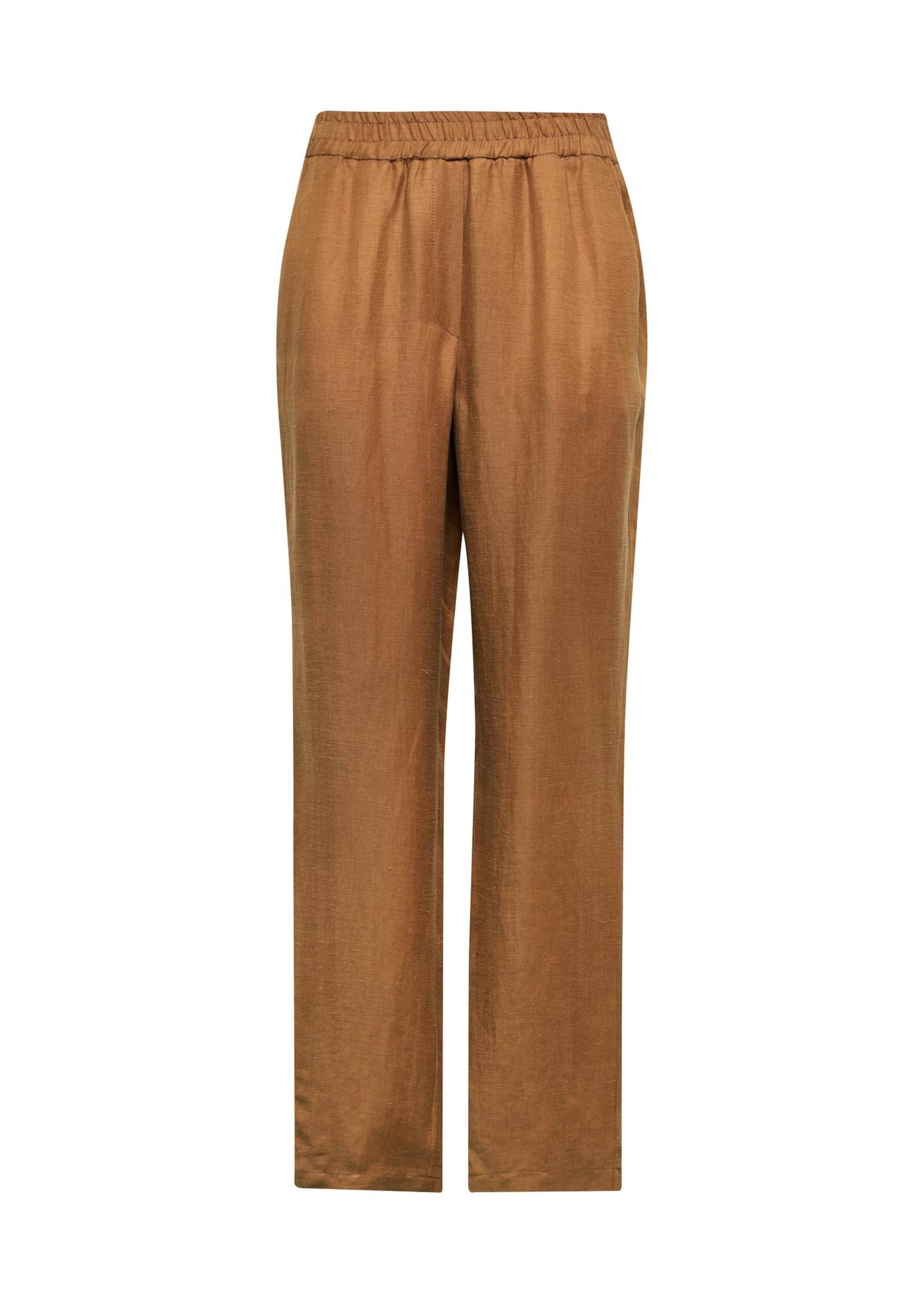 GOLDNER Stoffhose "Luftige Leinenhose Louisa" Ohne