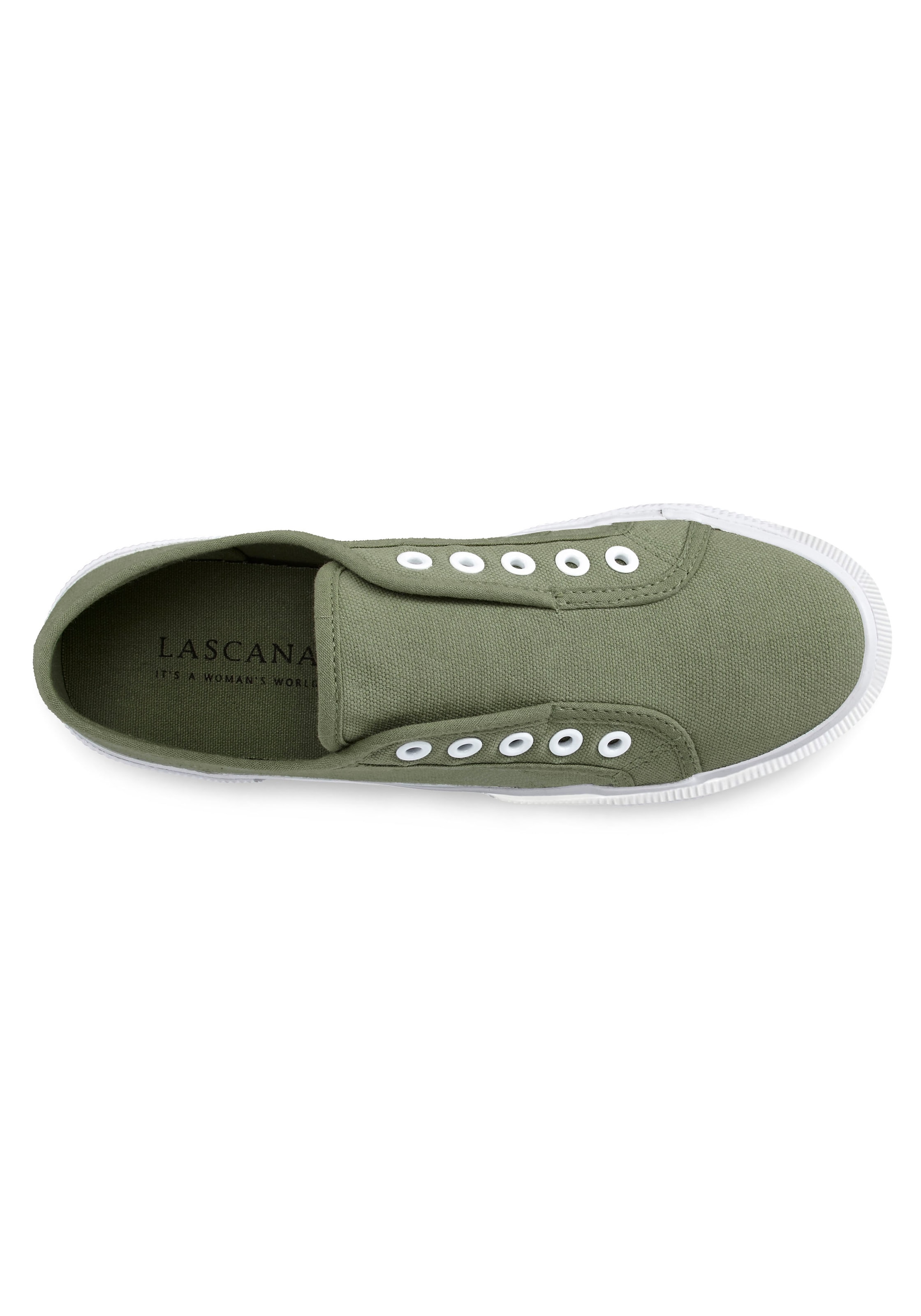 LASCANA Sneaker, Slipper, Halbschuh, Slip-On-Sneaker bequem zum Reinschlüpfen