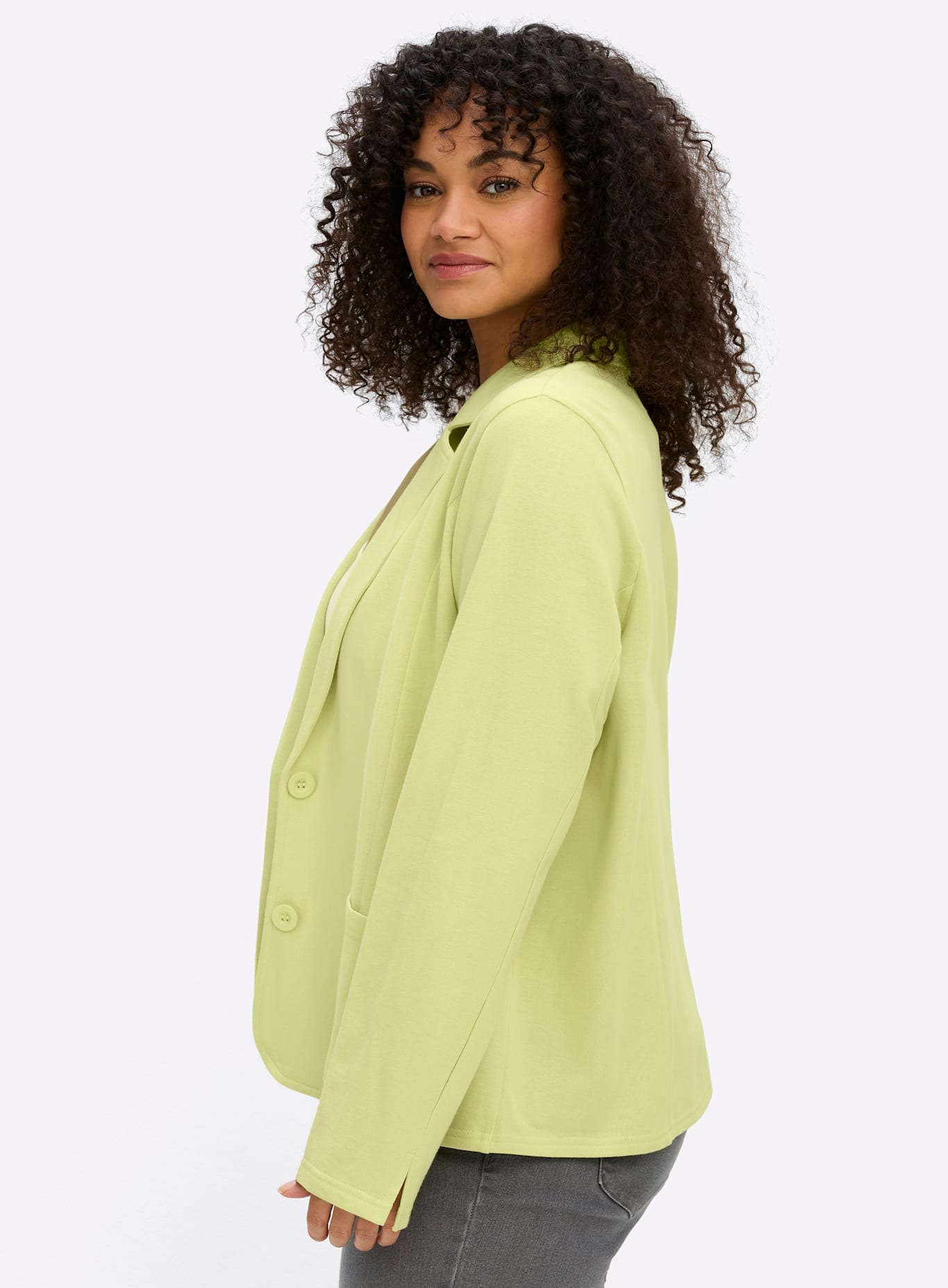 Sheego Sweatblazer »Sweatblazer«