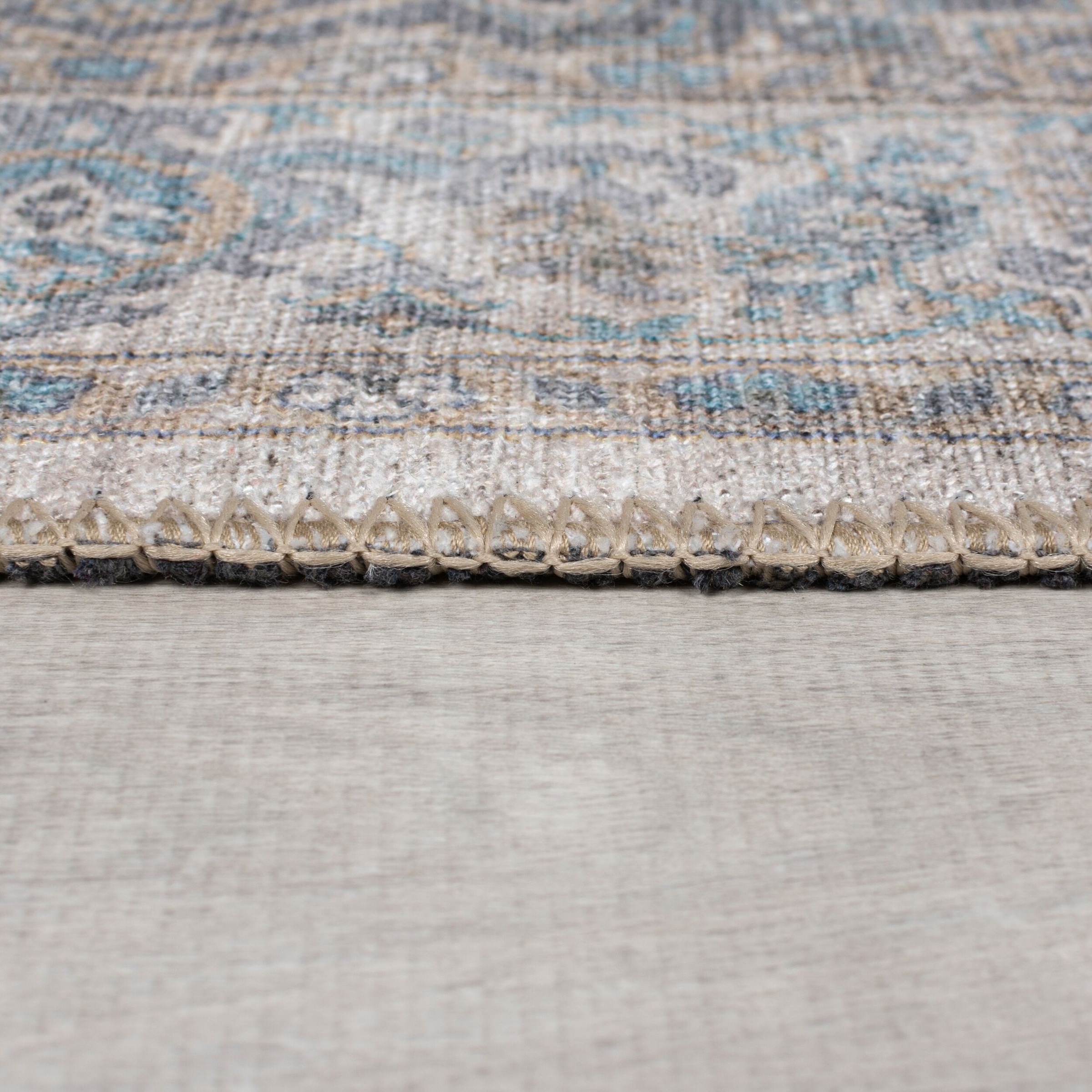 FLAIR RUGS Teppich »Corin«, rechteckig, 4 mm Höhe, Waschbarer Traditioneller Teppich