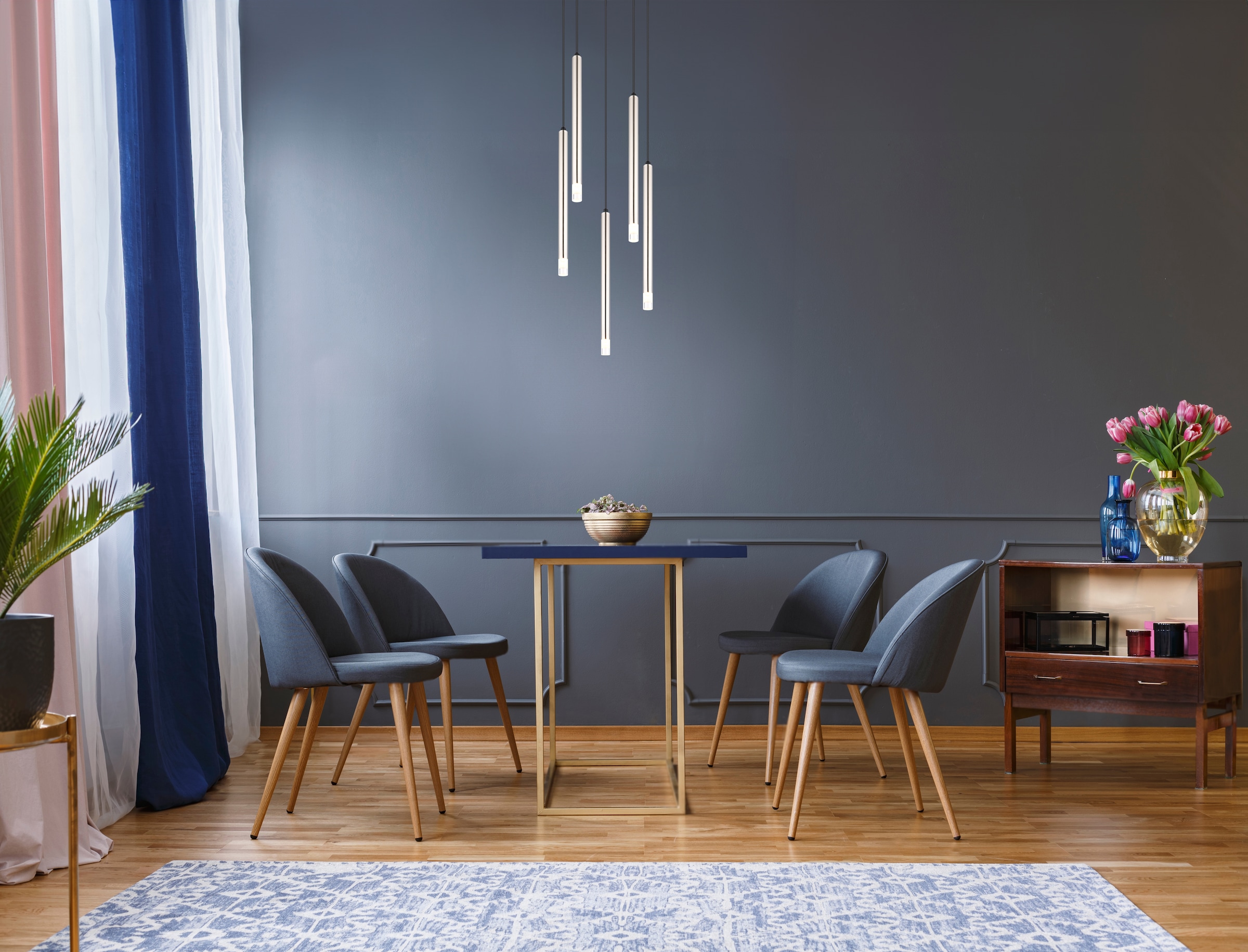 GLOBO LIGHTING Hängeleuchte »RYAN«, Leuchtmittel G9 | ohne Leuchtmittel, Hängelampe/Pendelleuchte/Esszimmer/Wohnzimmer/Esstisch
