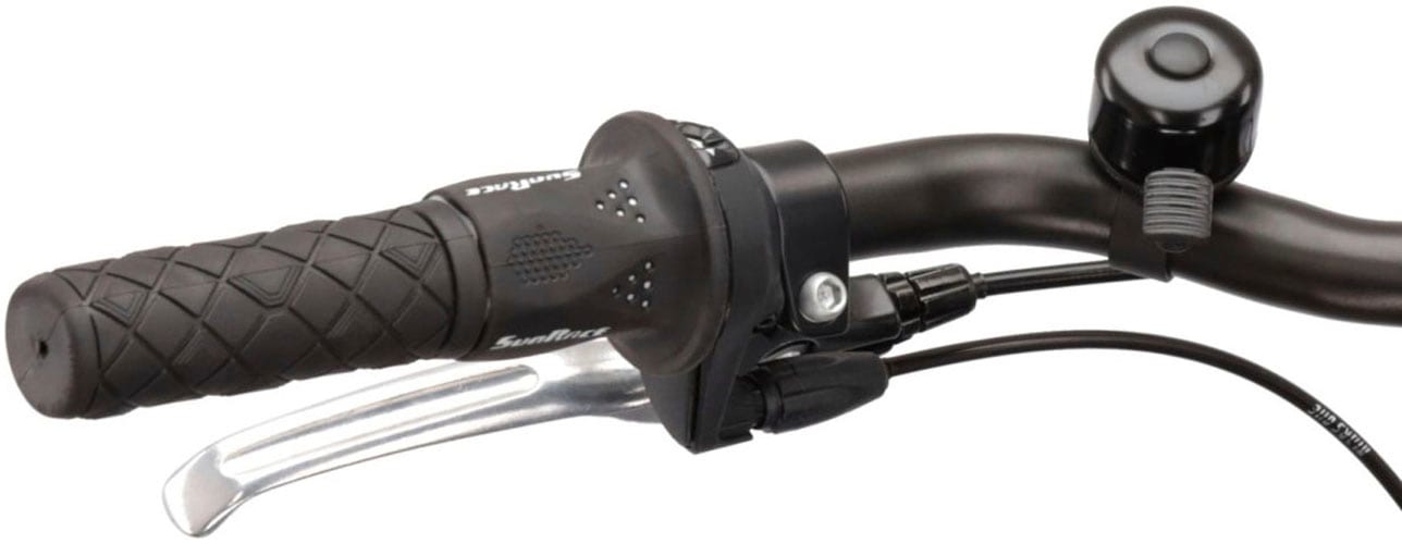 Kross Trekkingrad »KROSS Trekkingrad Trans 1.0 28" schwarz«, 21 Gang, RDM41 Schaltwerk, Kettenschaltung