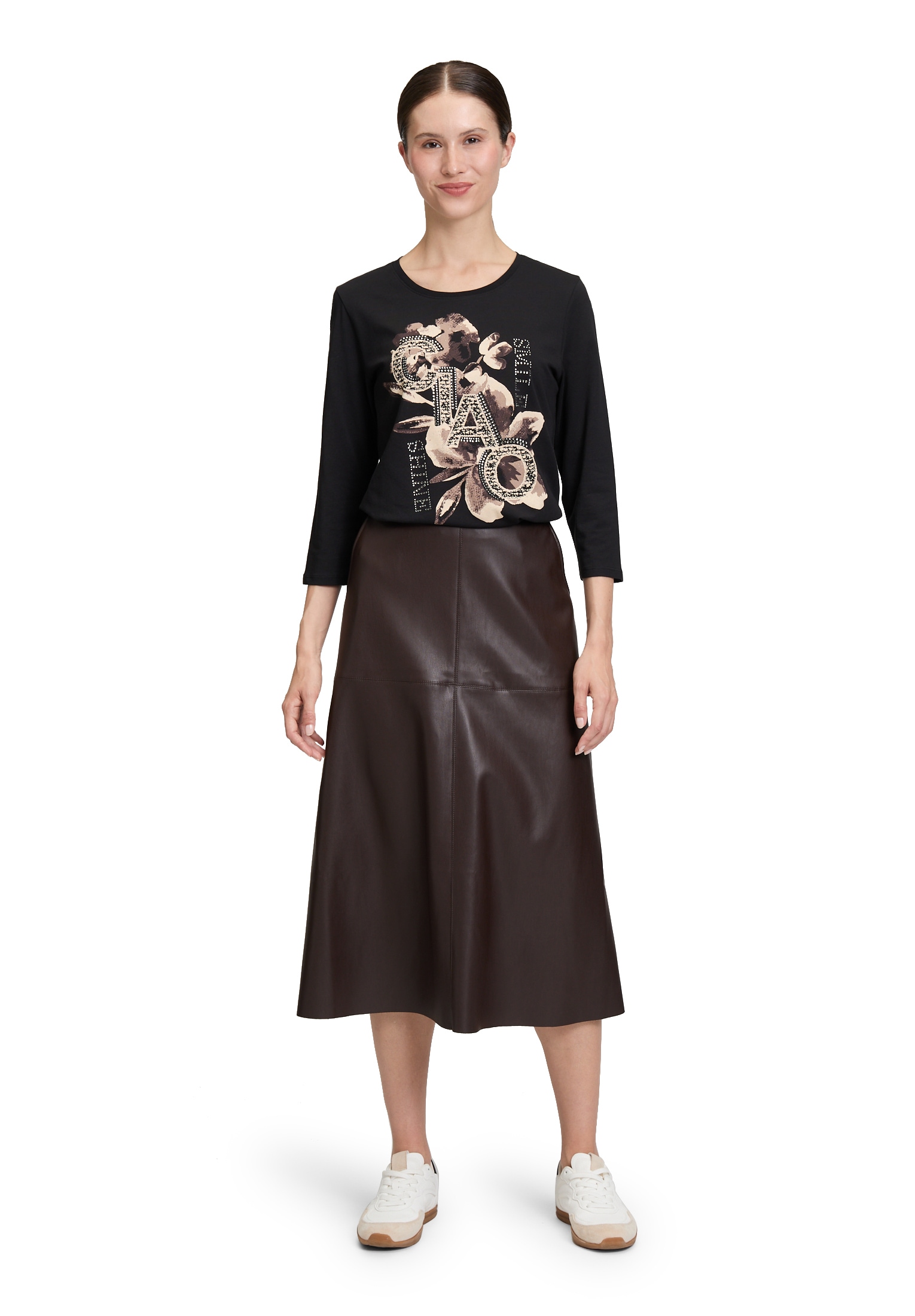 Betty Barclay 3/4-Arm-Shirt »Betty Barclay Damen Basic Shirt mit Placement«, (1 tlg.)