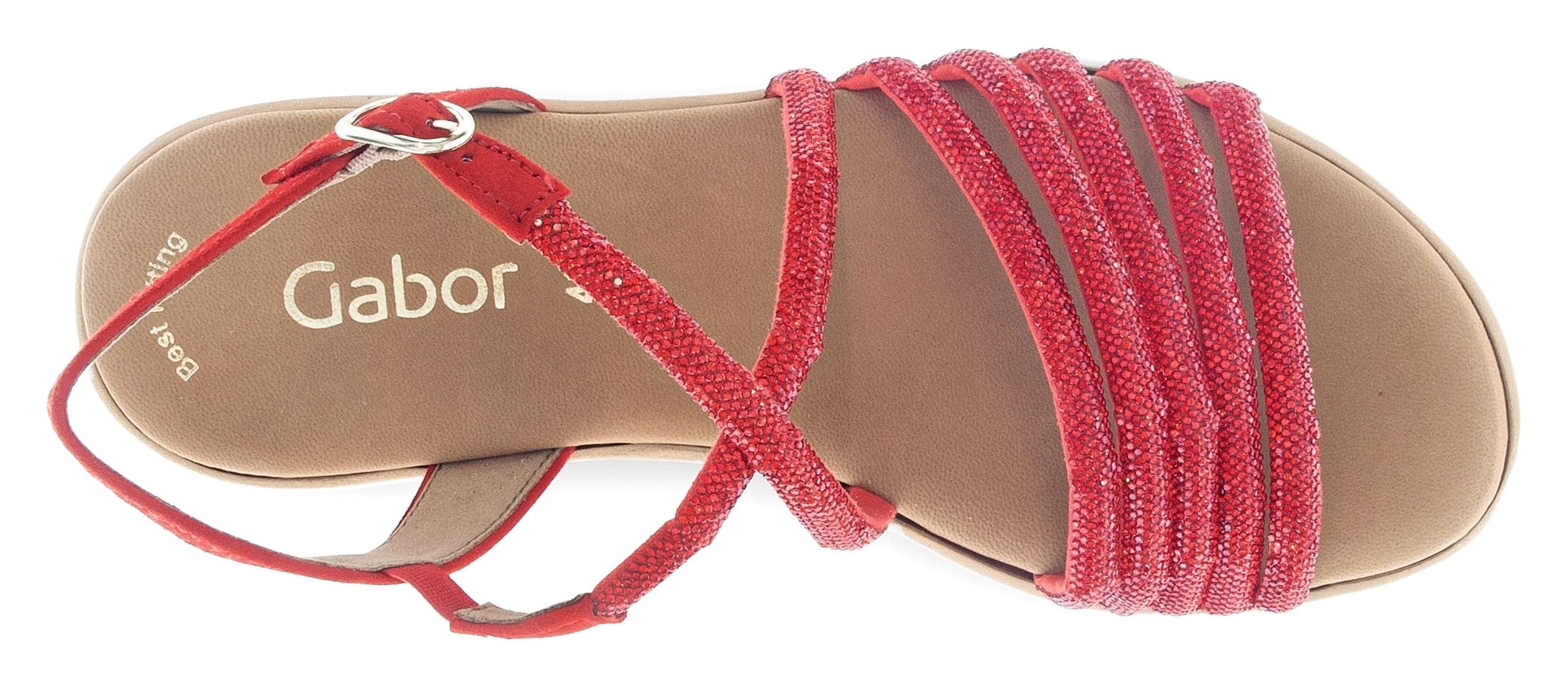 Gabor Keilsandalette, Plateau, Sommerschuh, Riemchensandale mit Best Fitting-Ausstattung