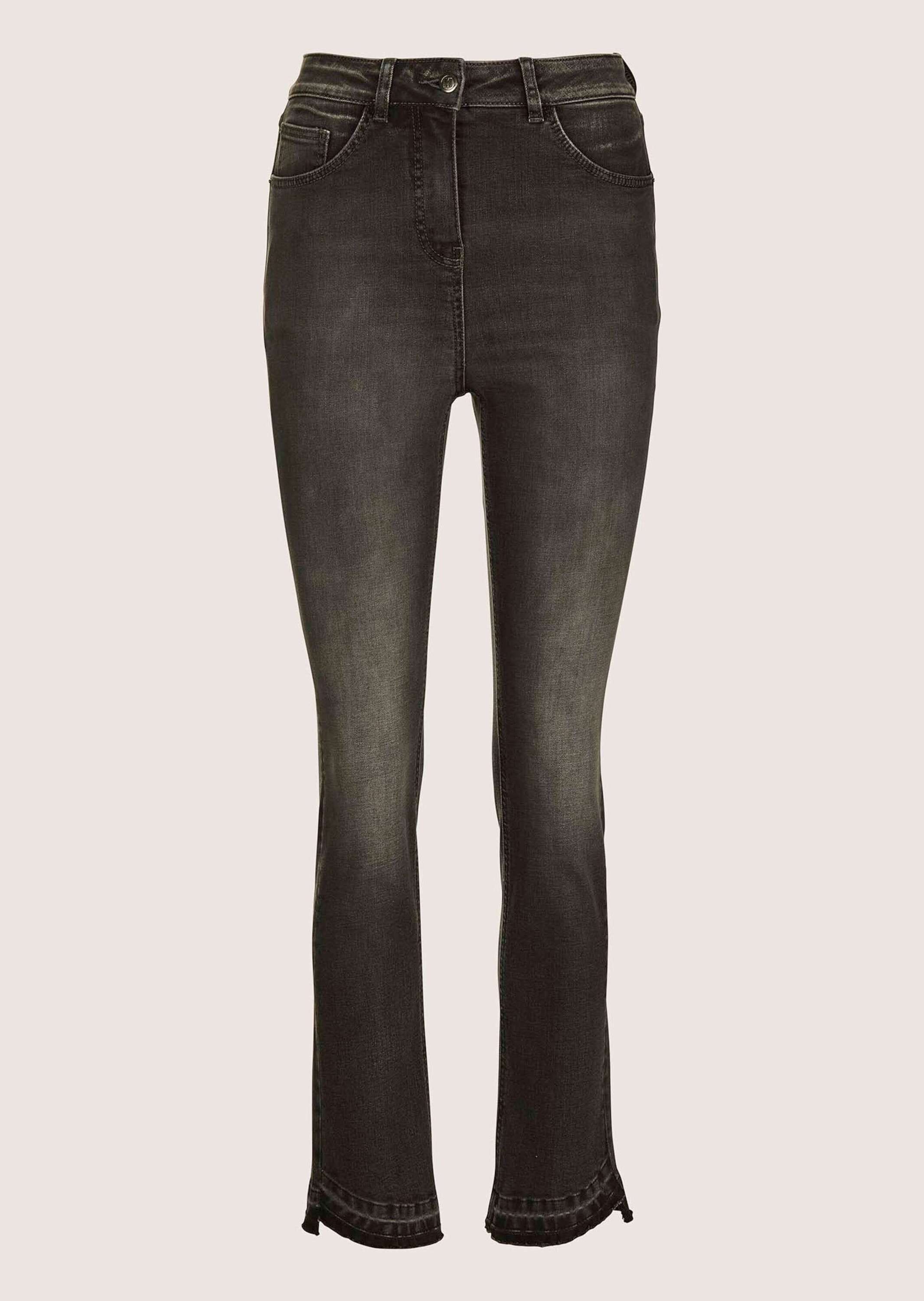 MADELEINE Regular-fit-Jeans "Jeans Five-Pocket-Hose mit schrägem Beinsaum" günstig online kaufen