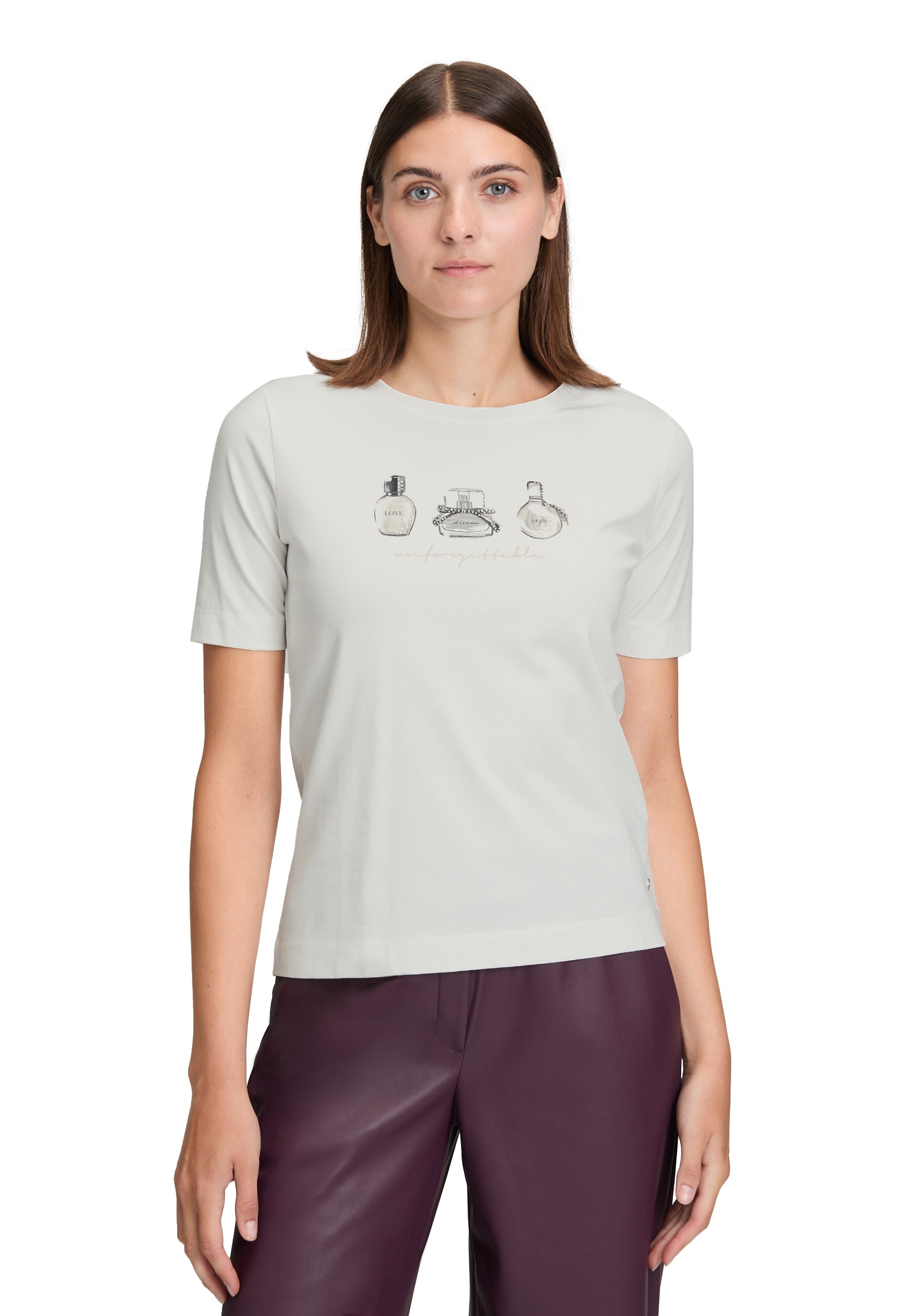 Betty&Co Kurzarmshirt "Betty & Co Damen Casual-Shirt mit Print", (1 tlg.) günstig online kaufen
