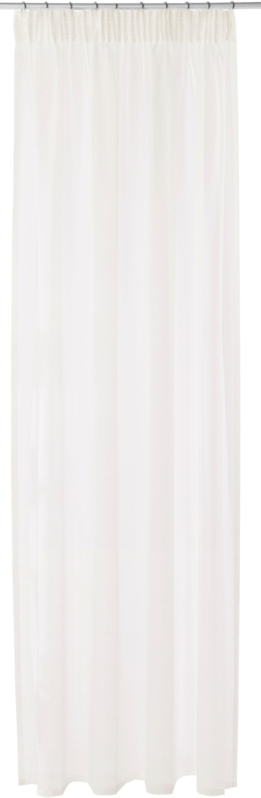 OTTO home Gardine "REGINA" Multifunktionsband 2 Stk. tlg. Transparent, Lein günstig online kaufen