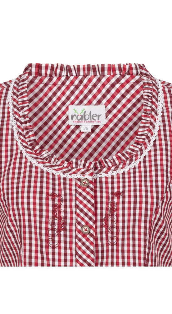 Thumbnail - Nübler Dirndlbluse "Trachtenbluse Kurzarm Natascha"