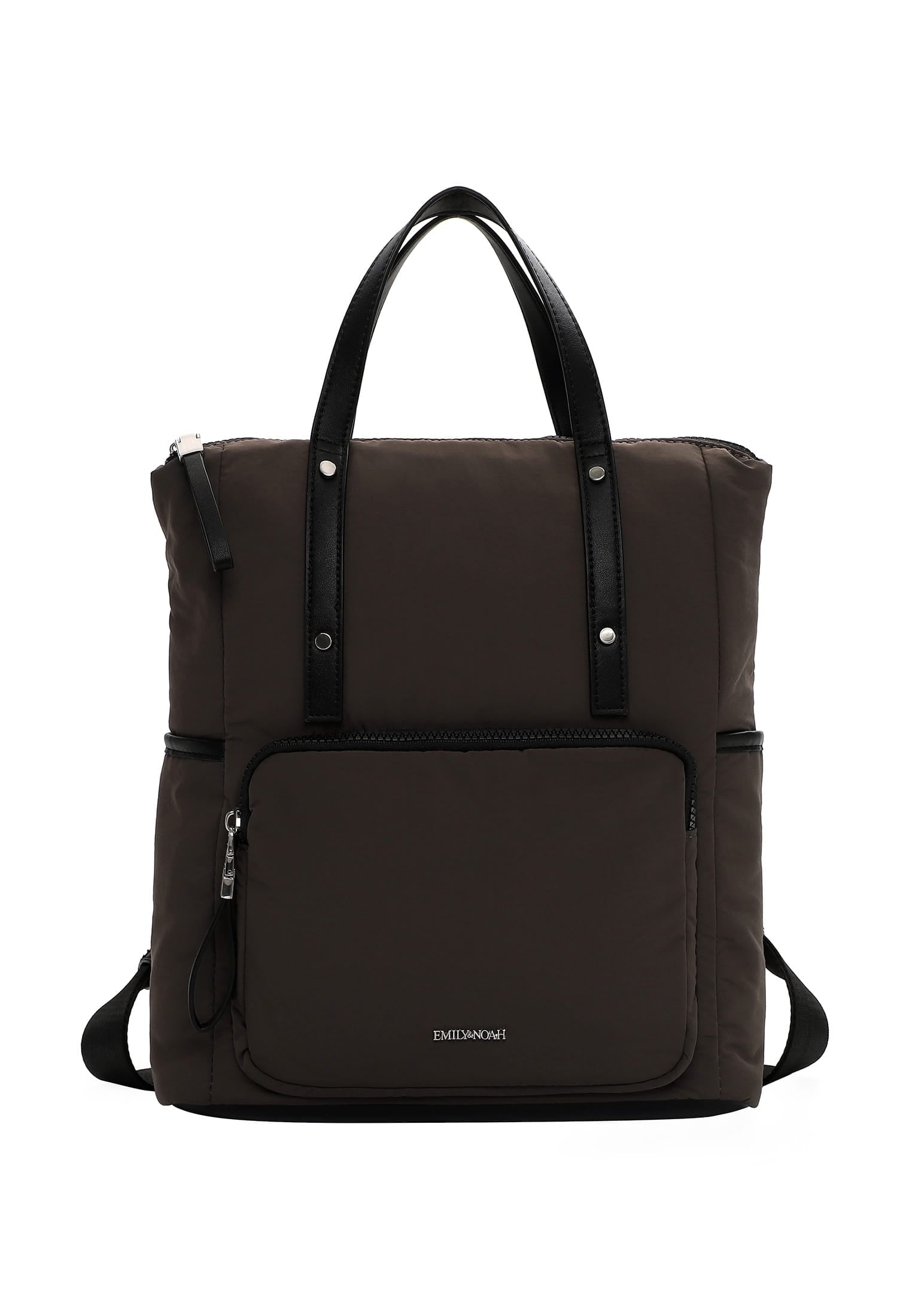 EMILY & NOAH Rucksack "Rucksack E&N Hazel", grau, Polyester, Rucksäcke