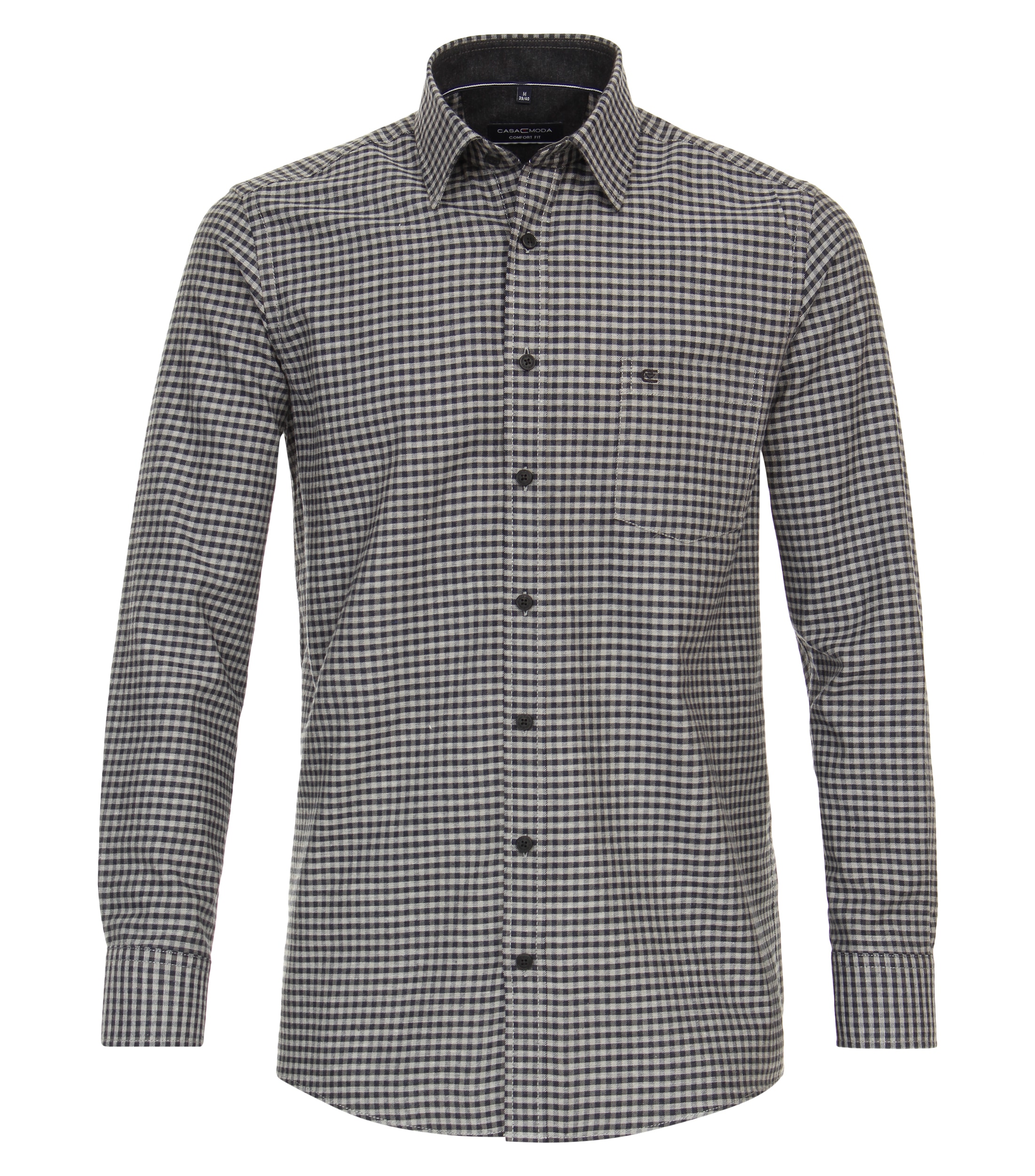 CASAMODA Flanellhemd "CASAMODA Flanellhemd Langarm kariert"