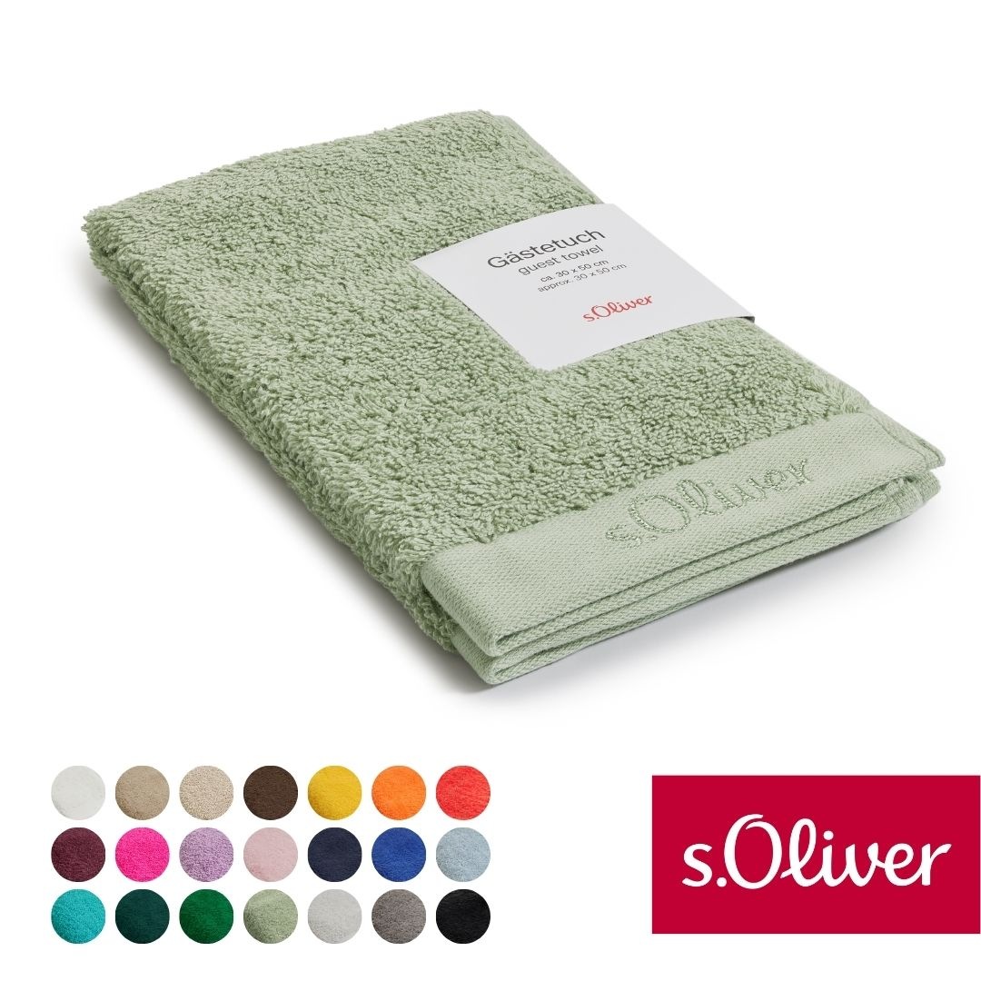 s.Oliver Gästehandtuch "s.Oliver, Premium Qualität, 600 gr/m², auch als Set günstig online kaufen