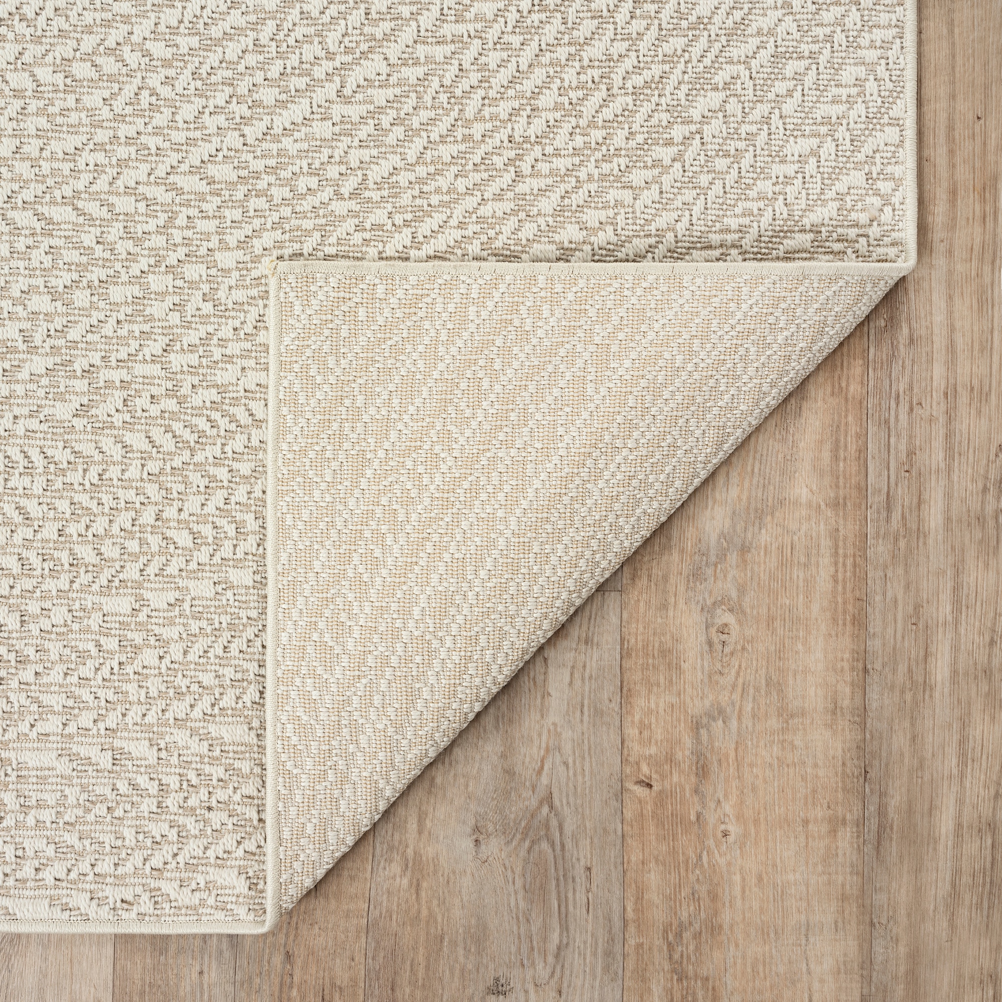 merinos Teppich »Kenzy 5«, rechteckig, 1 mm Höhe, robuster In- und Outdoor Teppich im natürlichen Jute-Look, wetterfest