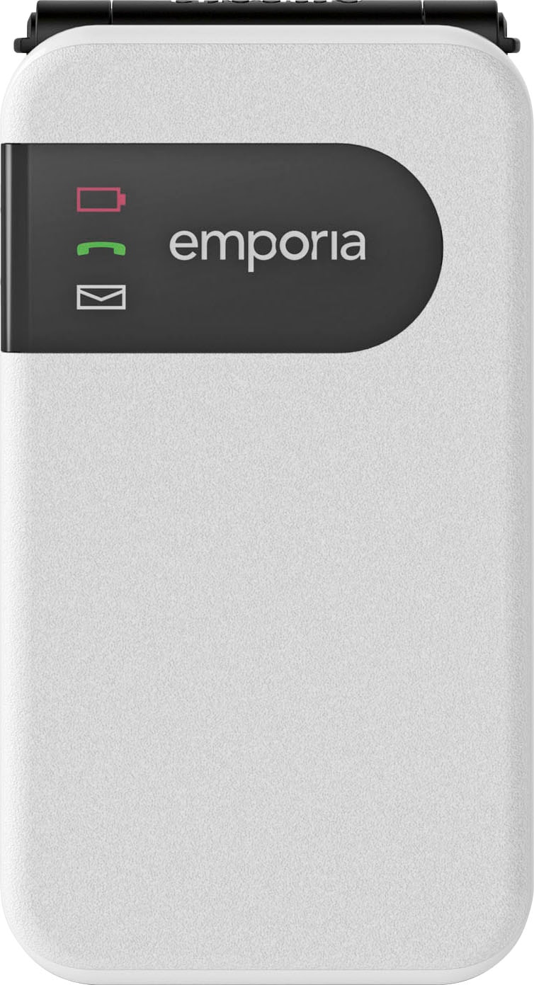 Emporia Klapphandy »emporiaSIMPLICITYglam«, weiß, 7,11 cm/2,8 Zoll, 0,06 GB Speicherplatz
