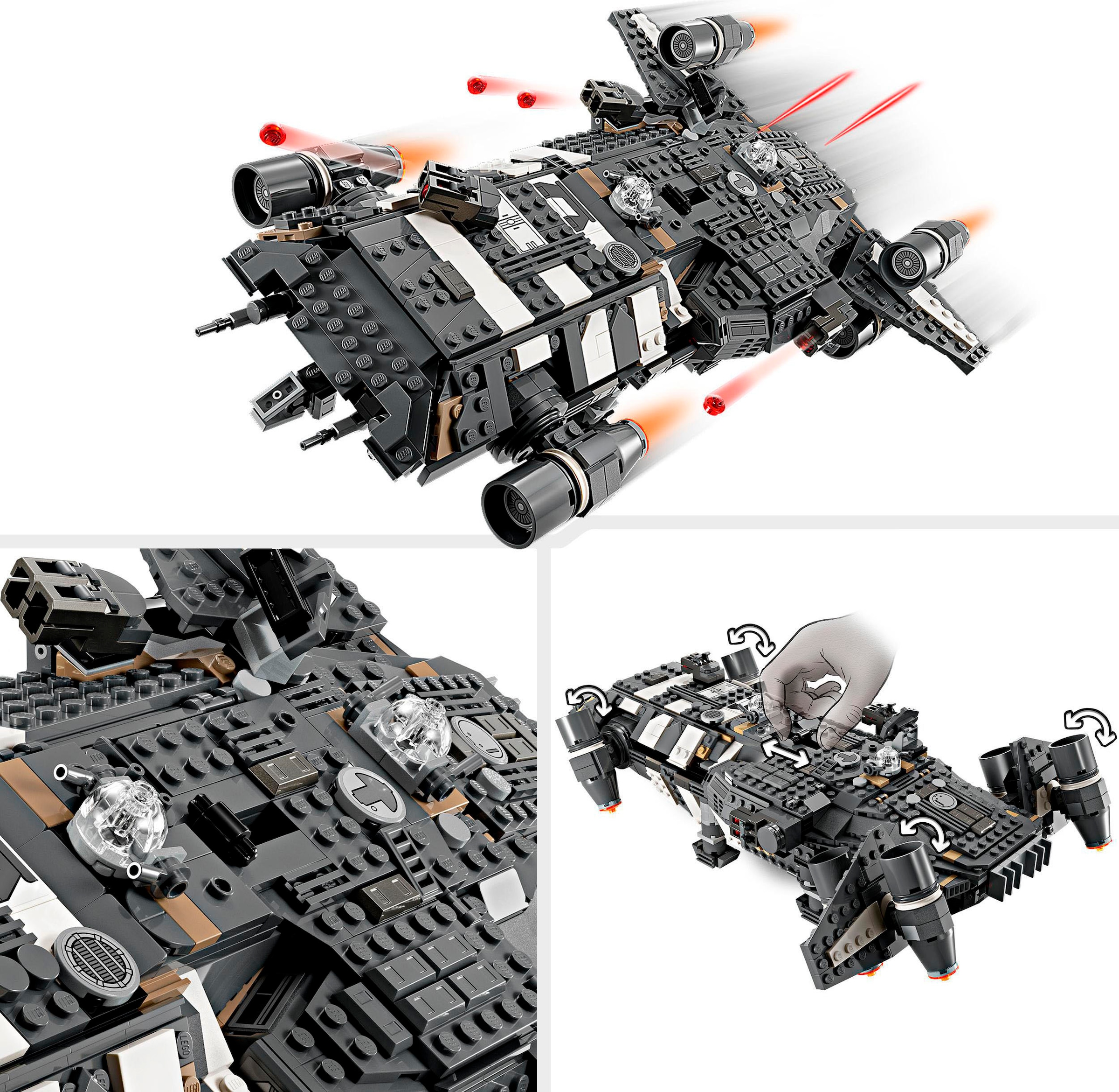 LEGO® Konstruktionsspielsteine »Die Onyx Cinder (75374), LEGO Star Wars ™«, (1325 St.), Made in Europe