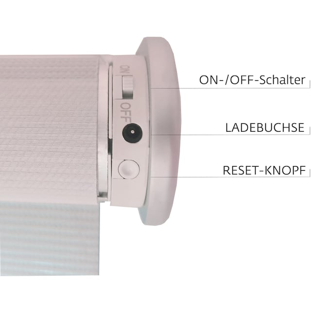 sunlines Elektrisches Rollo »Miami«, Lichtschutz, Sichtschutz, mit Bohren,  freihängend auf Rechnung | BAUR