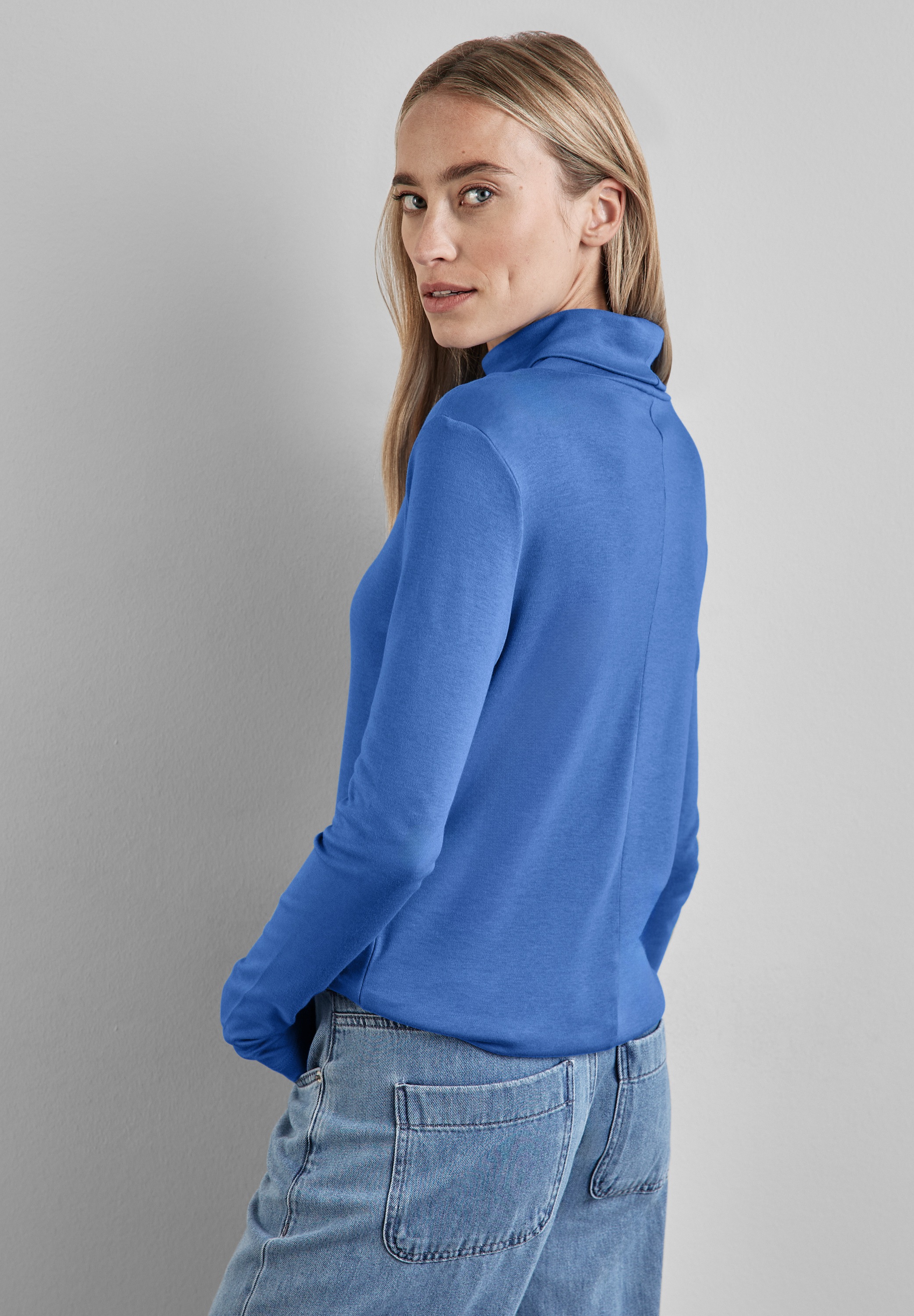 STREET ONE Langarmshirt, im soften Baumwoll-Mix