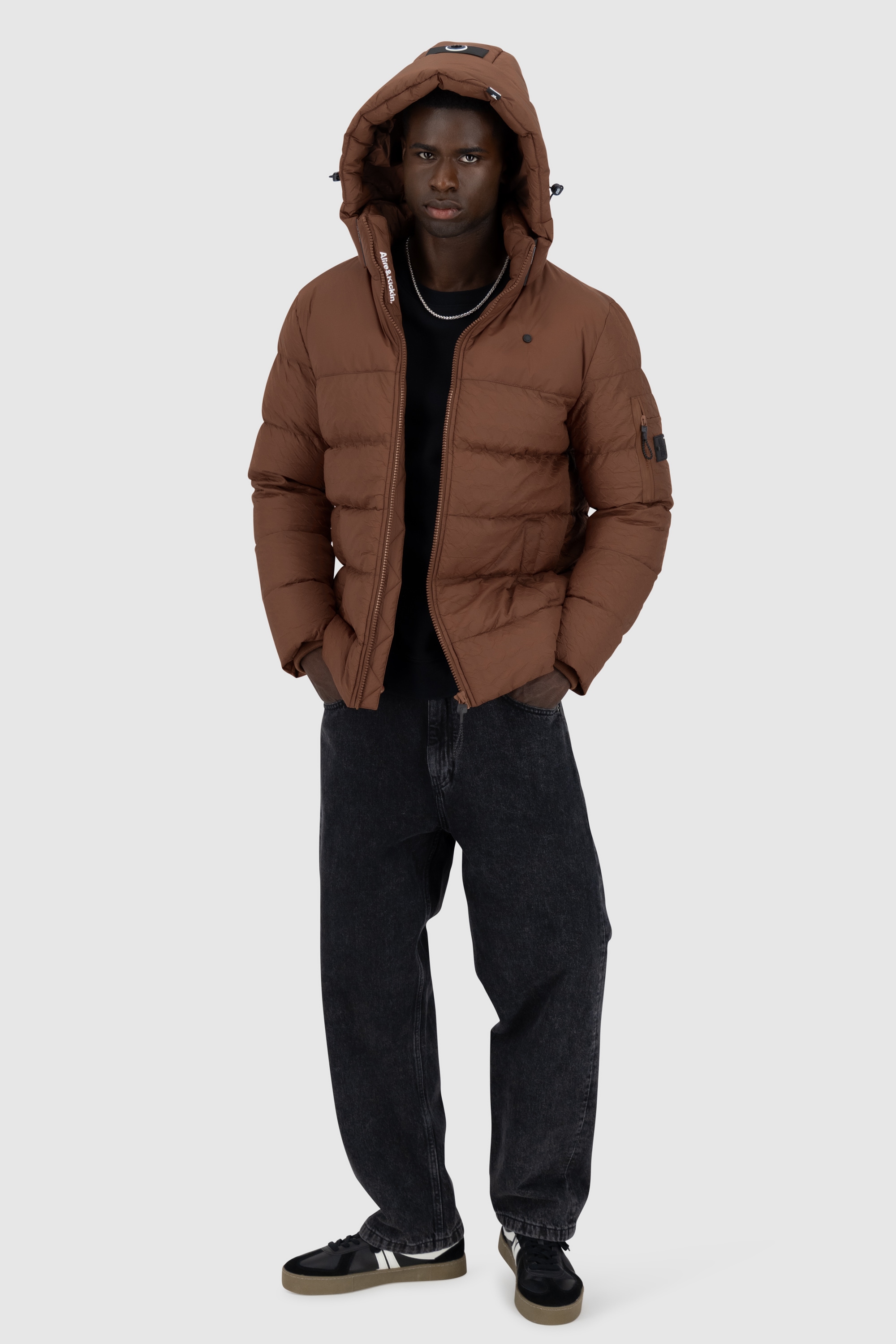 Alife & Kickin Winterjacke »Herren BeatAK A«, Warme gefütterte Herrenwinterjacke mit abnehmbarer Kapuze