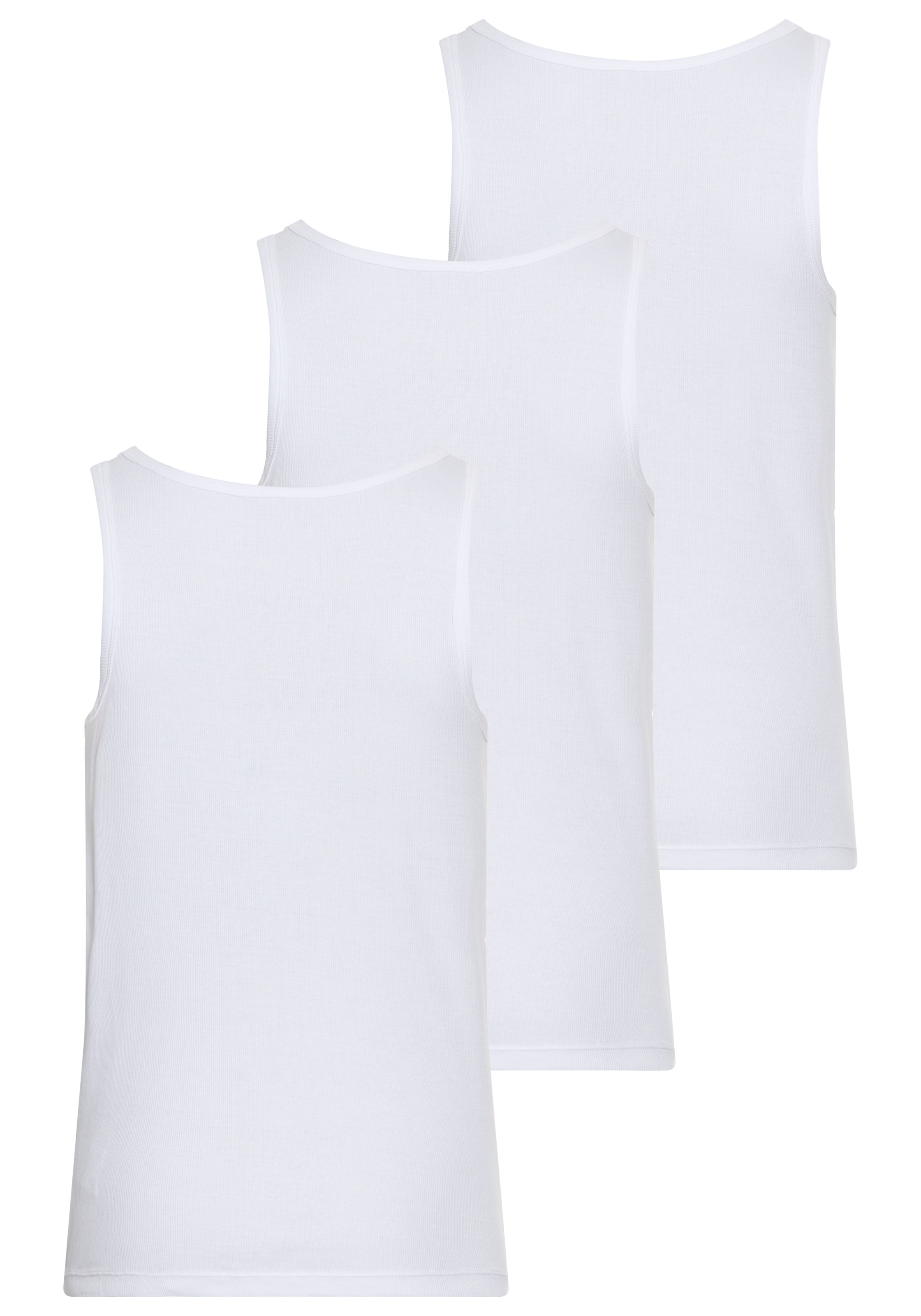 HUGO Underwear Ripptanktop Packung, 3er, 3 Stk. tlg. Basic, Rundhals günstig online kaufen