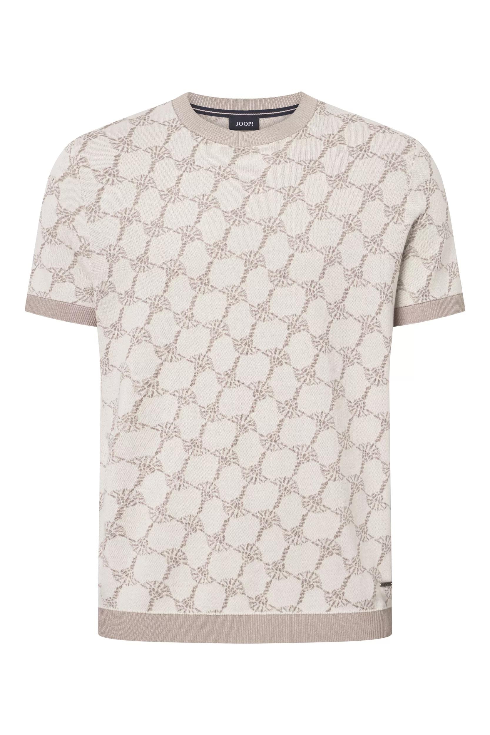 JOOP Kurzarmpullover "Ravao" Cornflower Allover günstig online kaufen