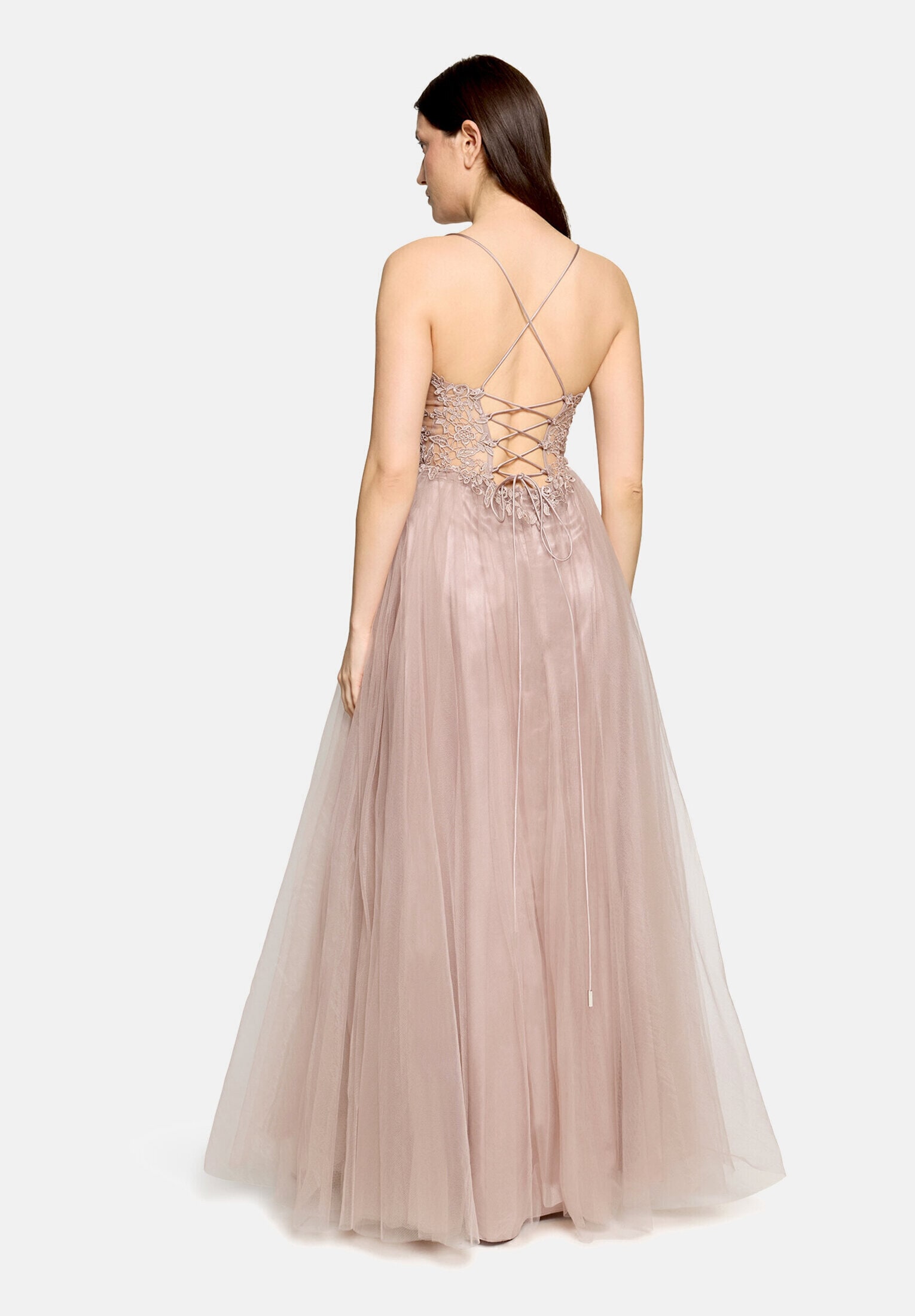 Vera Mont Abendkleid »Damen mit Stickerei« Ohne Tasche Rückenfrei