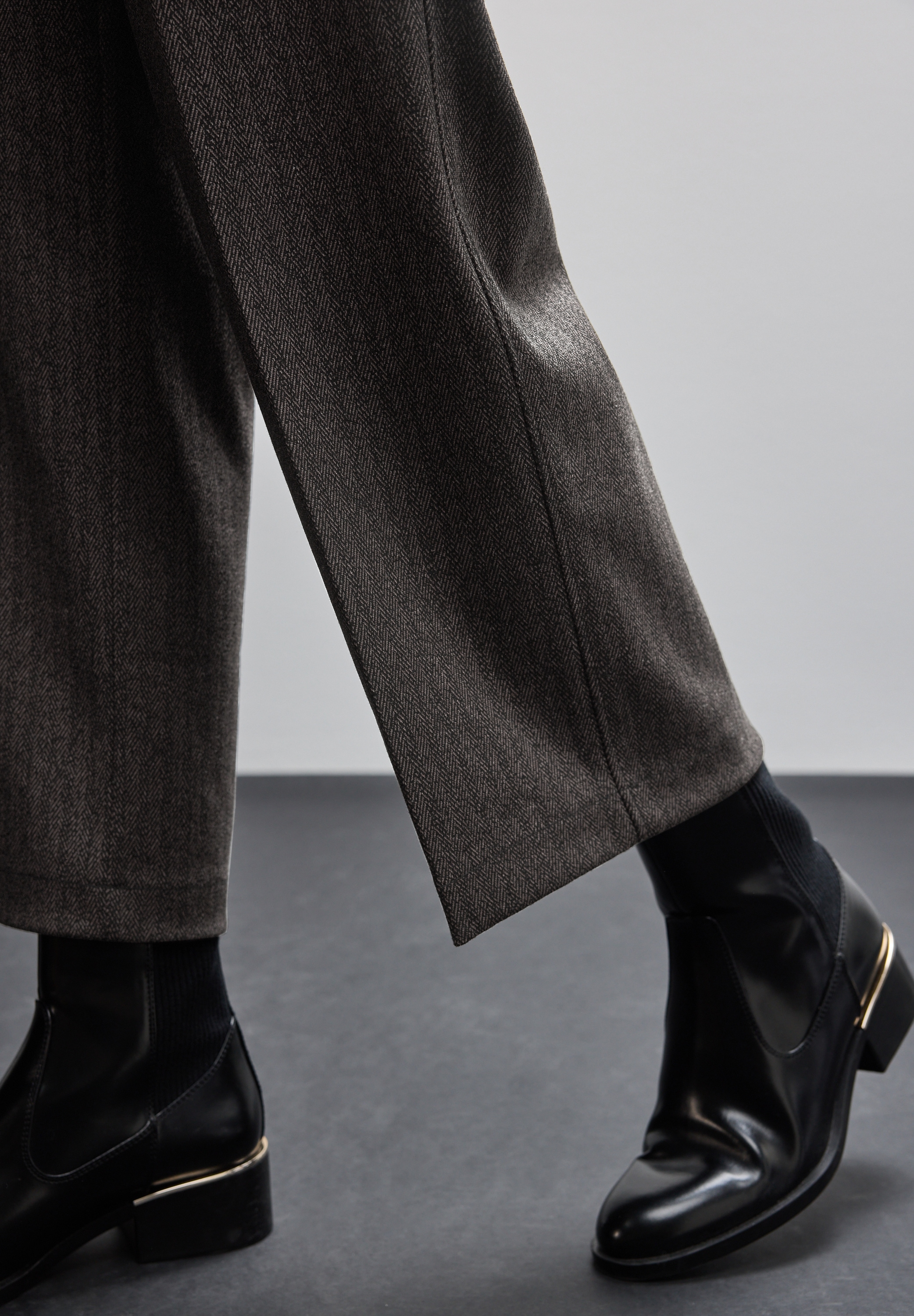 STREET ONE Culotte  mit Fishbone Muster, mit seitlichen Taschen