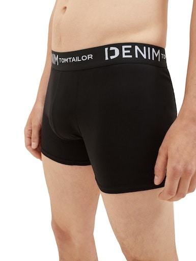 TOM TAILOR Denim Boxershorts Packung, 3 Stk. tlg., mit Logo-Stretchbund günstig online kaufen