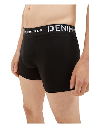 Boxershorts, (Packung, 3 St.), mit Logo-Stretchbund