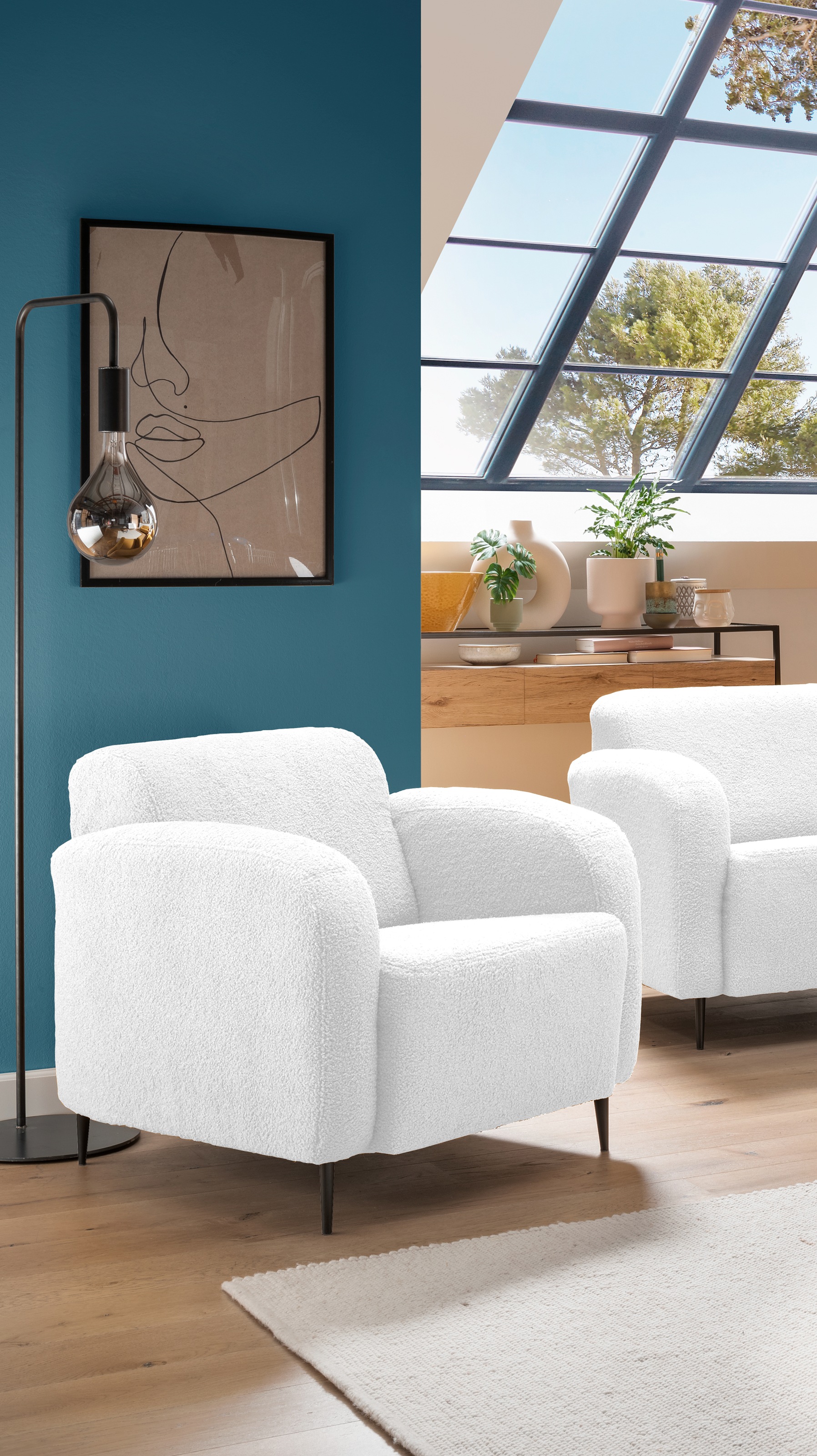 Home affaire Cocktailsessel "Marone" auch als 2-Sitzer und 3-Sitzer erhältl günstig online kaufen