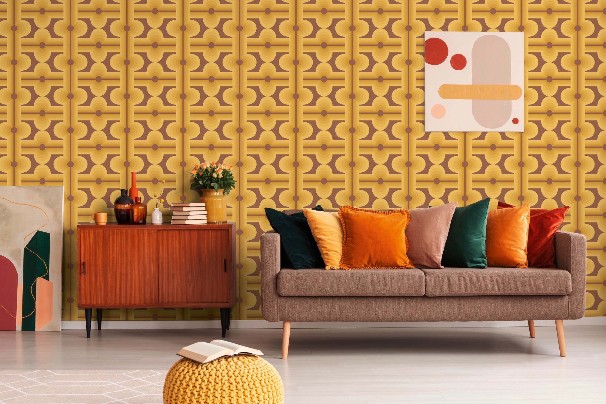 A.S. Création Vliestapete »Retro Chic 3D-Tapete Mustertapete Vintage 3D«, matt, Vliestapete Kacheln für Schlafzimmer Küche Wohnzimmer 3D Design modern