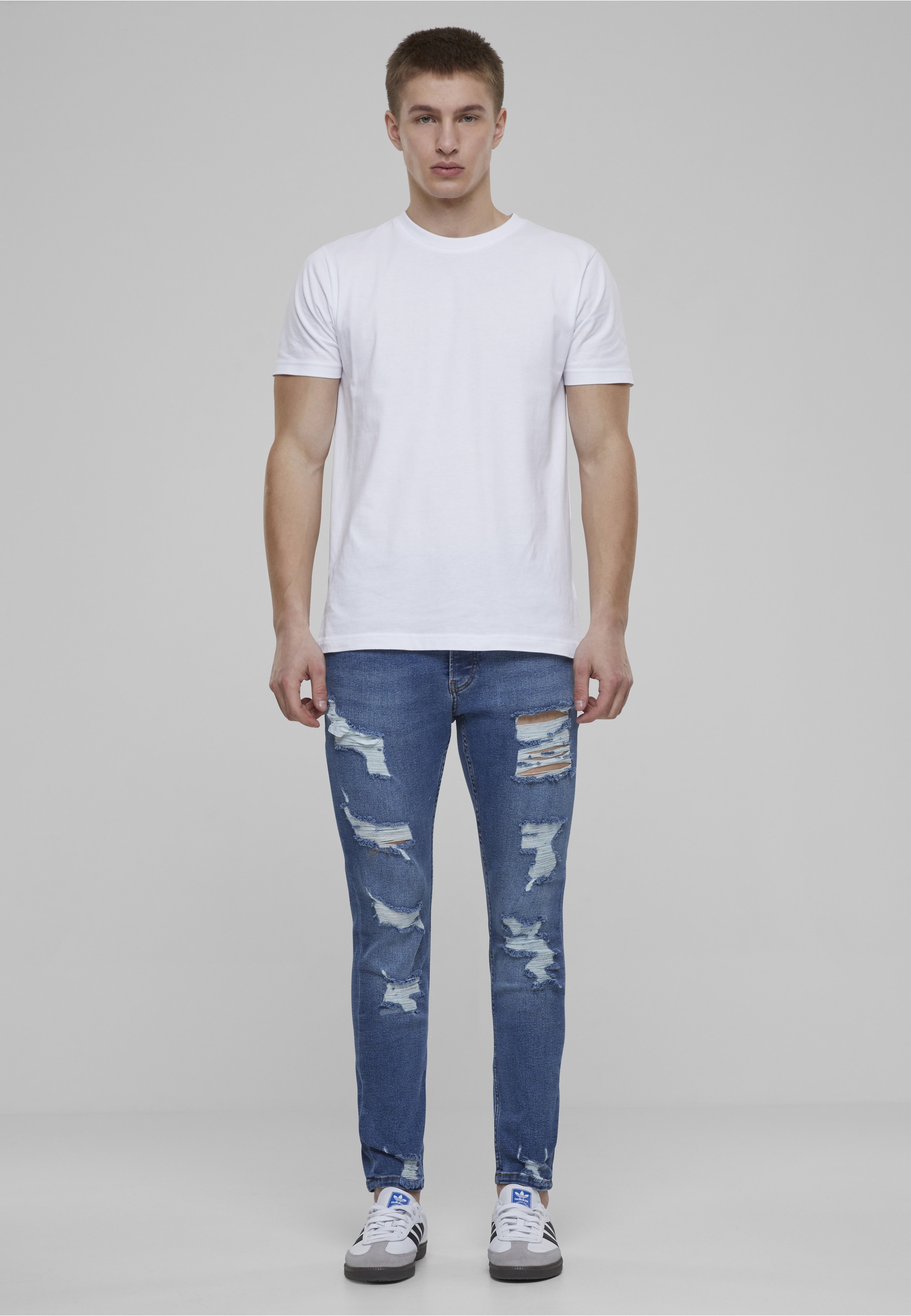 2Y Premium Bequeme Jeans »2Y Premium Herren 2Y Skinny Fit Destroyed Jeans«