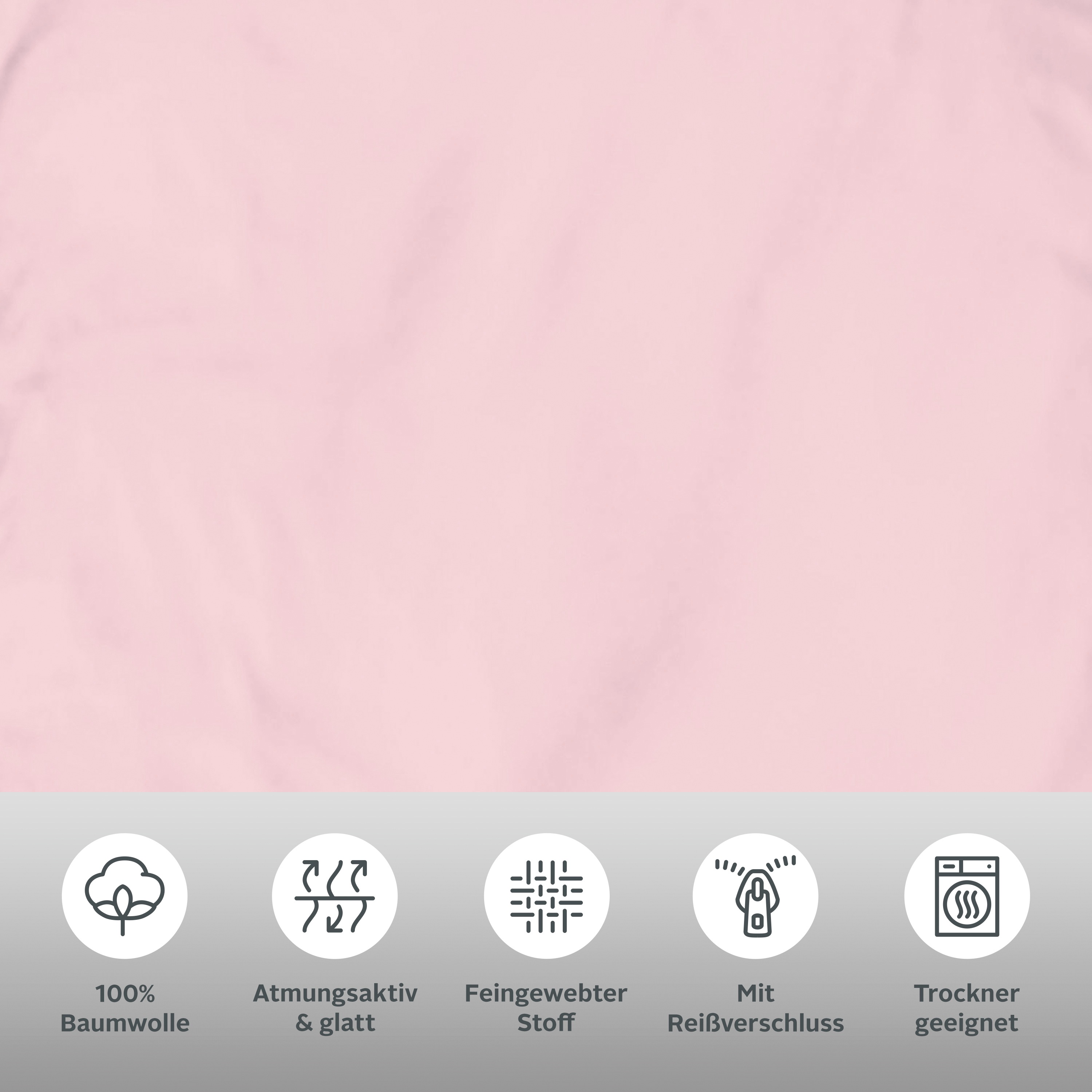 Thumbnail - OTTO home Bettwäsche "Mila in 135x200, 155x220 oder 200x200 cm" 2 Mako-Satin, Bettwäsche aus Baumwolle, unifarbene Bettw...